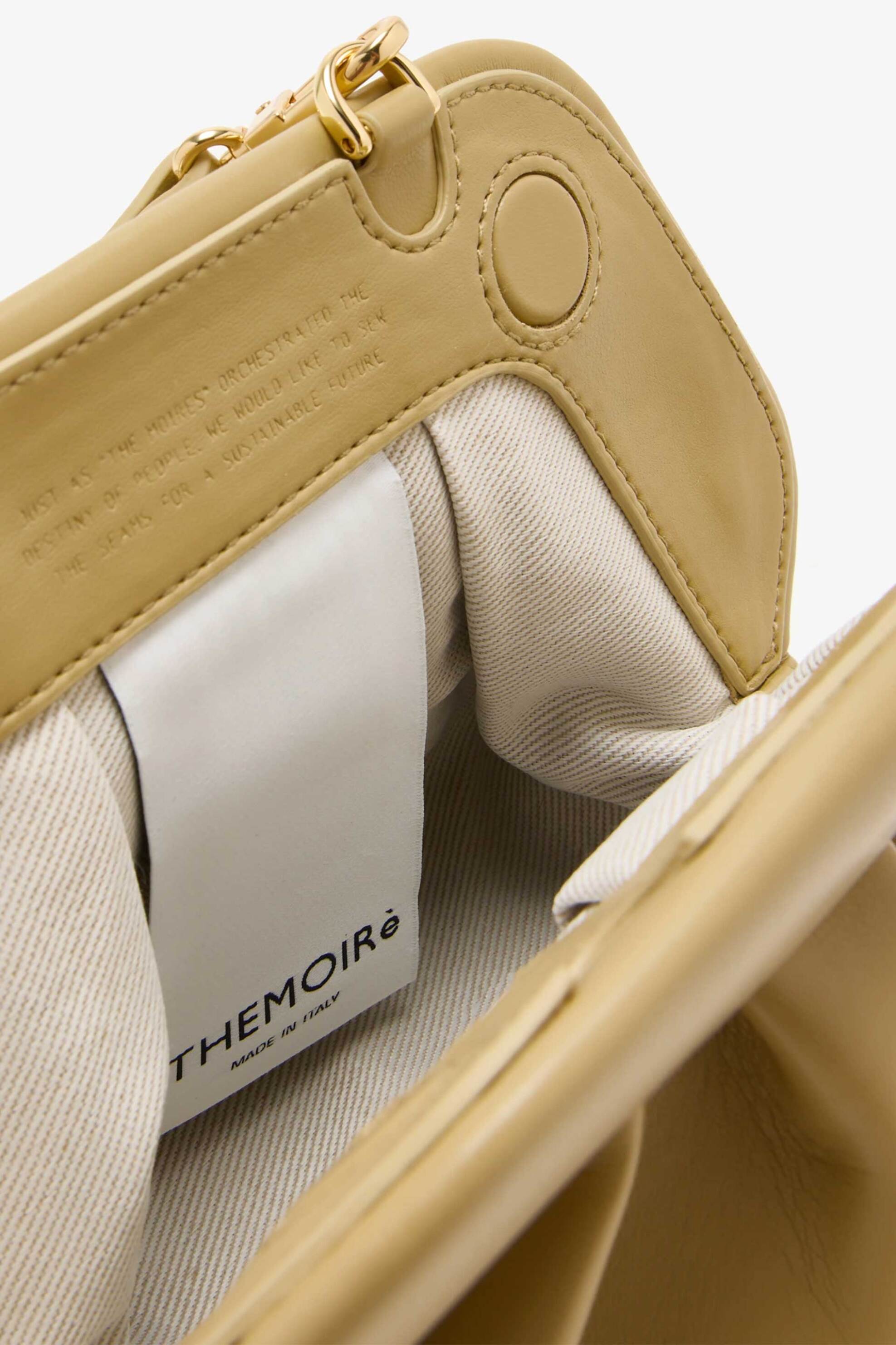 THEMOIRè Themoirè γυναικείο τσαντάκι clutch vegan "Gea" - TMSR25GN24 Λαδί - 4