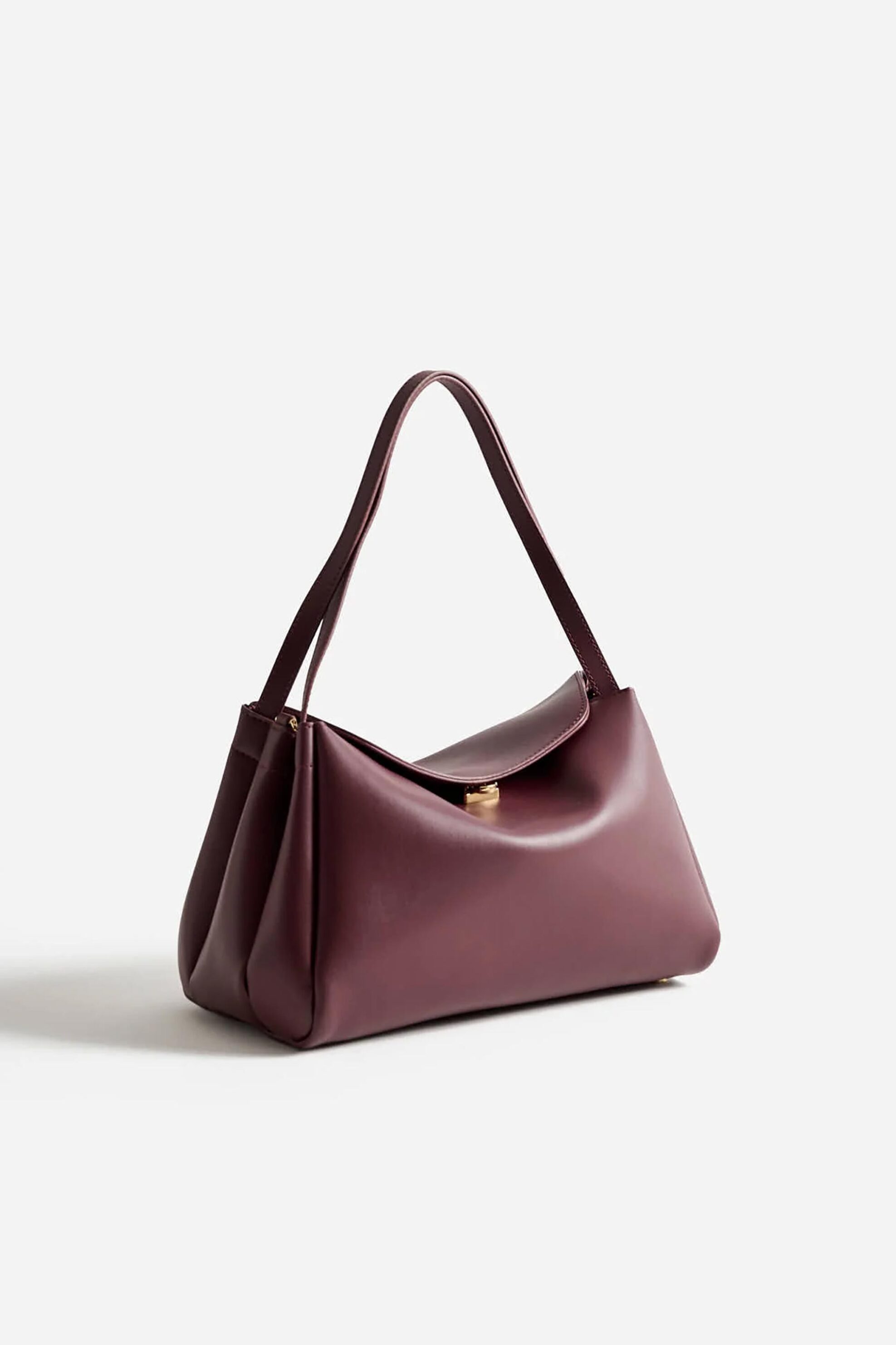 Themoirè γυναικεία τσάντα ώμου vegan "Eudora" - TMFW25EUDN120 Μπορντό φωτογραφία