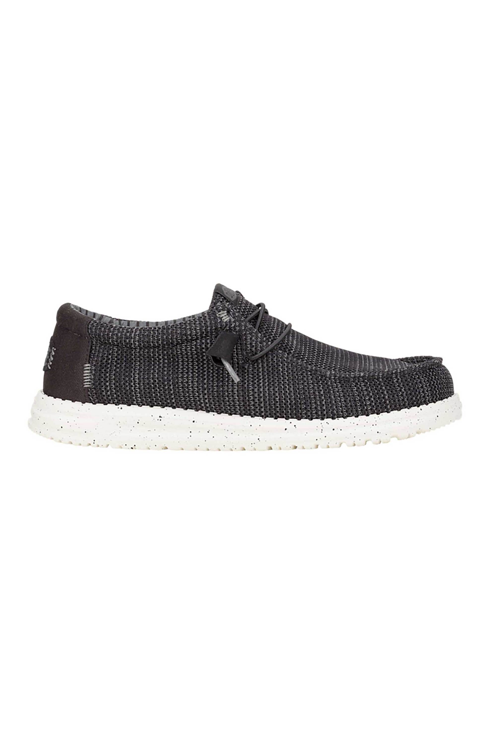 Hey Dude ανδρικά μοκασίνια "Wally Stretch Sox" - E70880 Μαύρο