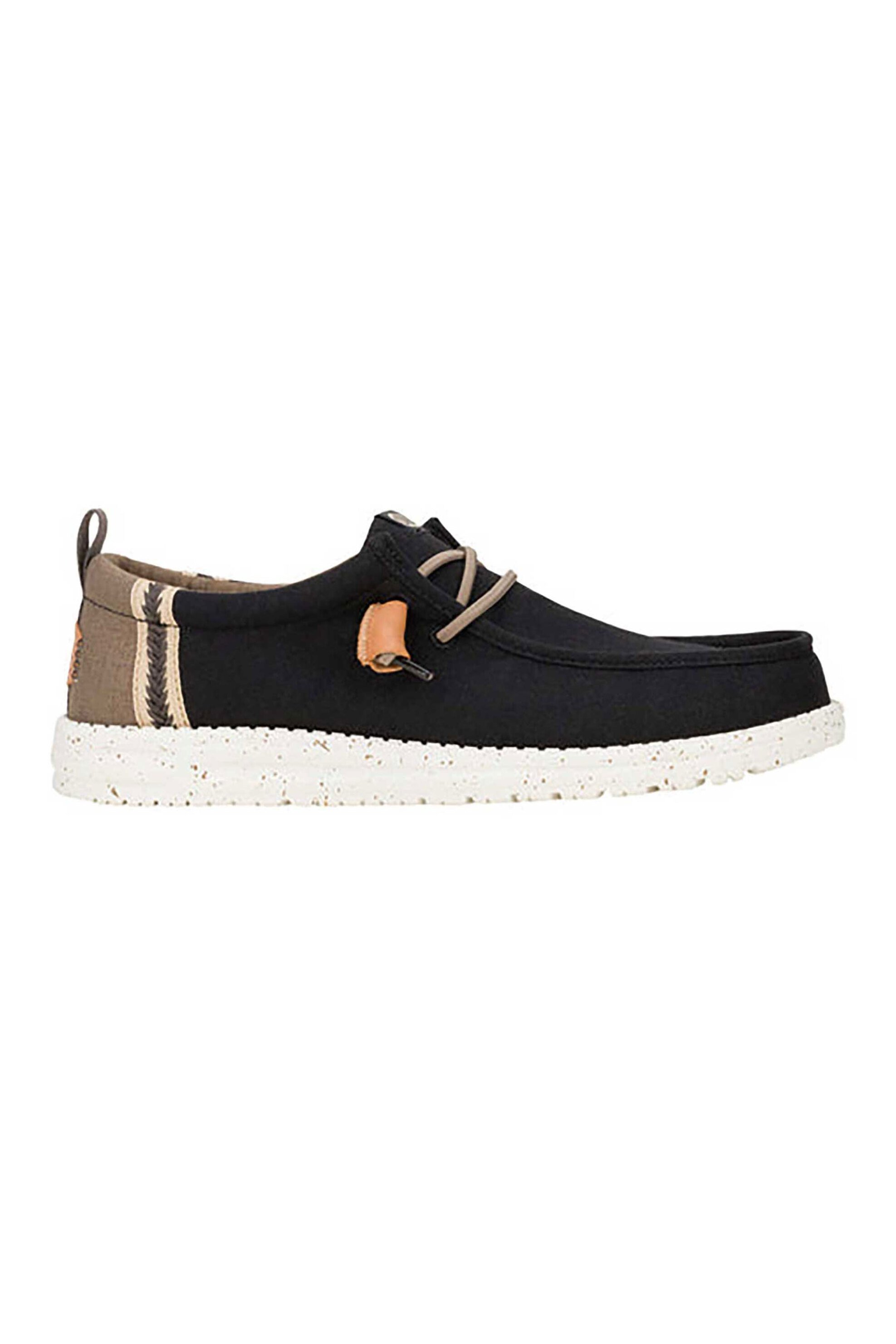 Hey Dude ανδρικά μοκασίνια "Wally Summer Linen" - E70900 Μαύρο