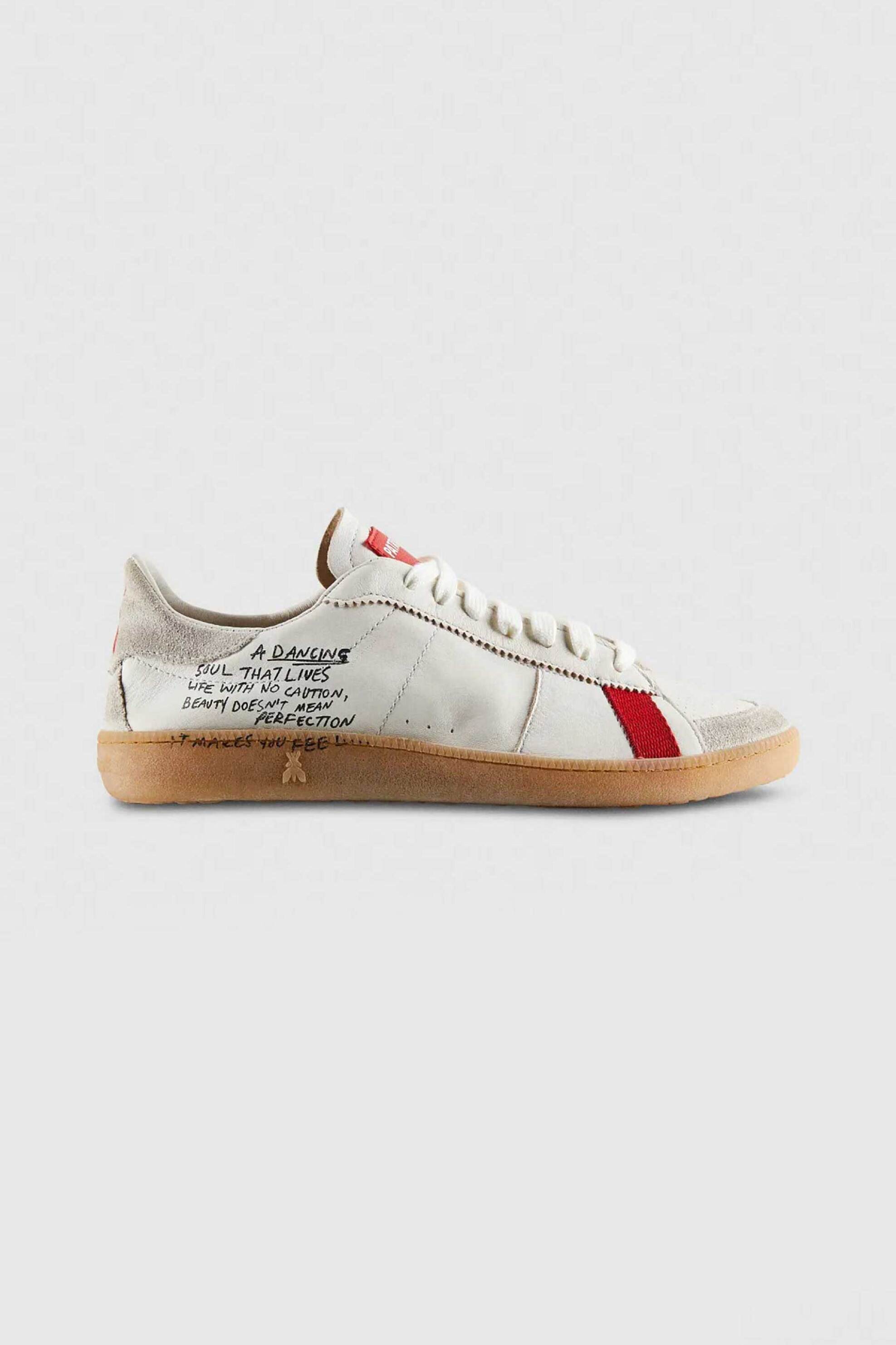 PATRIZIA PEPE Patrizia Pepe γυναικεία sneakers με lettring - 2Z0064L150 Λευκό
