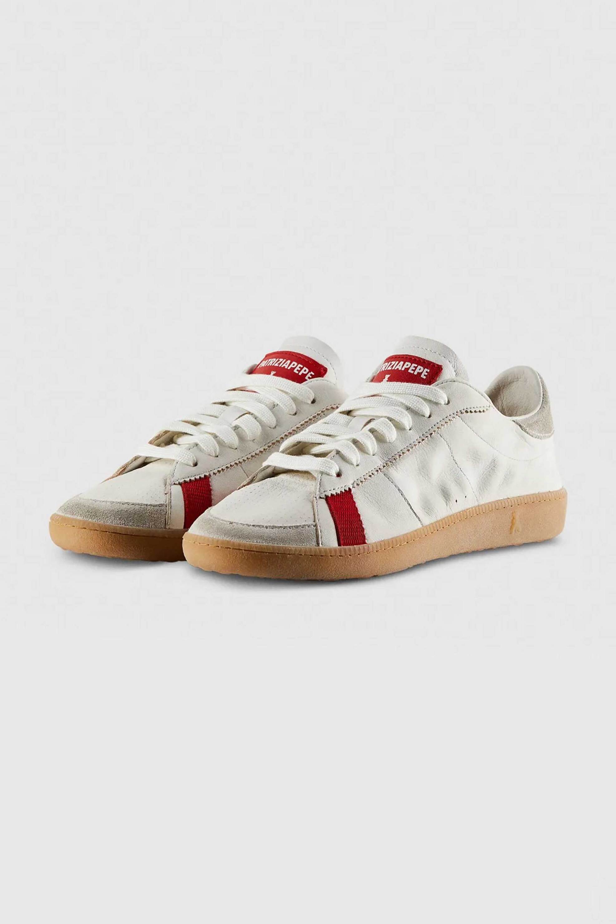 PATRIZIA PEPE Patrizia Pepe γυναικεία sneakers με lettring - 2Z0064L150 Λευκό - 2