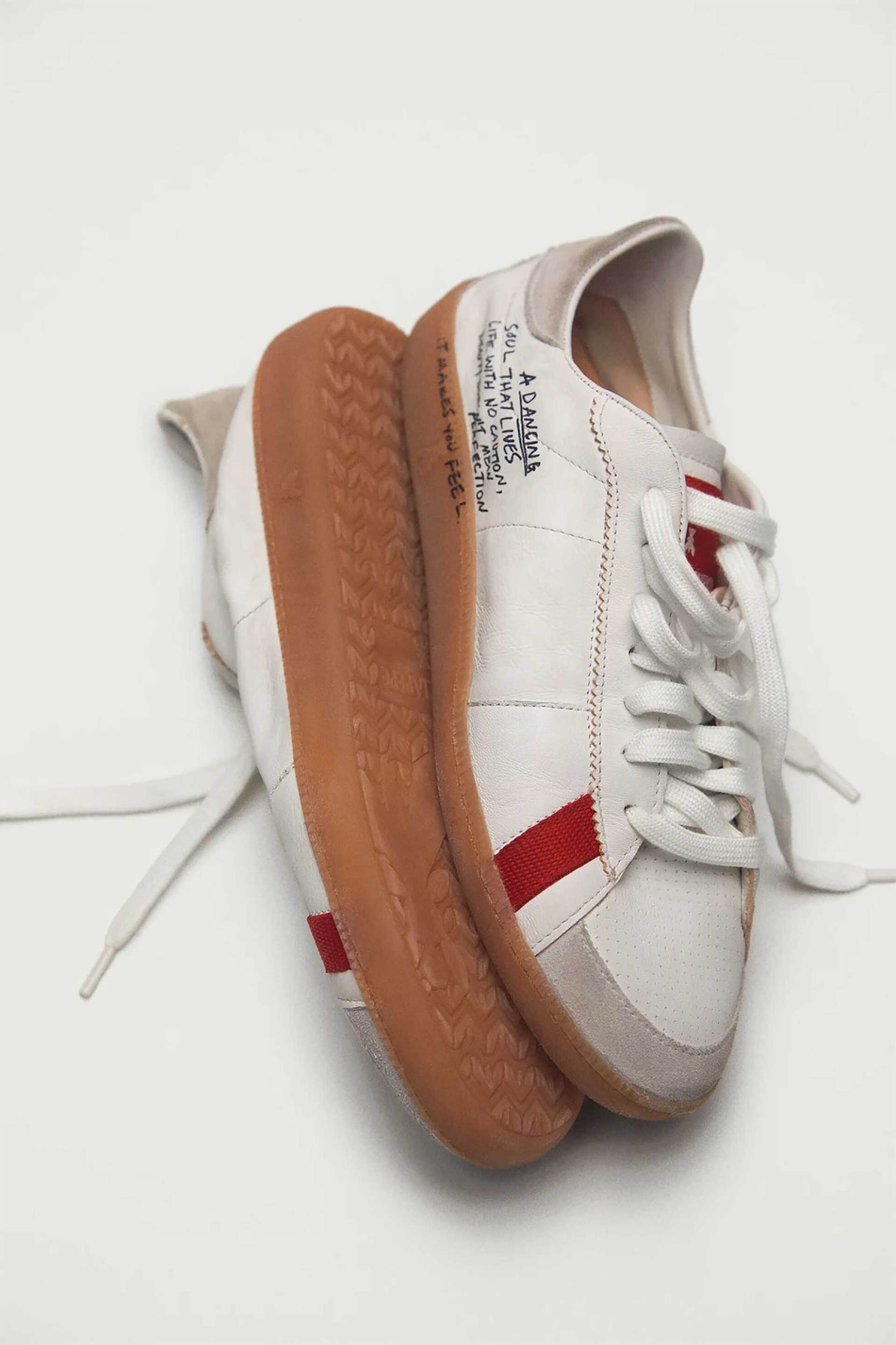 PATRIZIA PEPE Patrizia Pepe γυναικεία sneakers με lettring - 2Z0064L150 Λευκό - 4