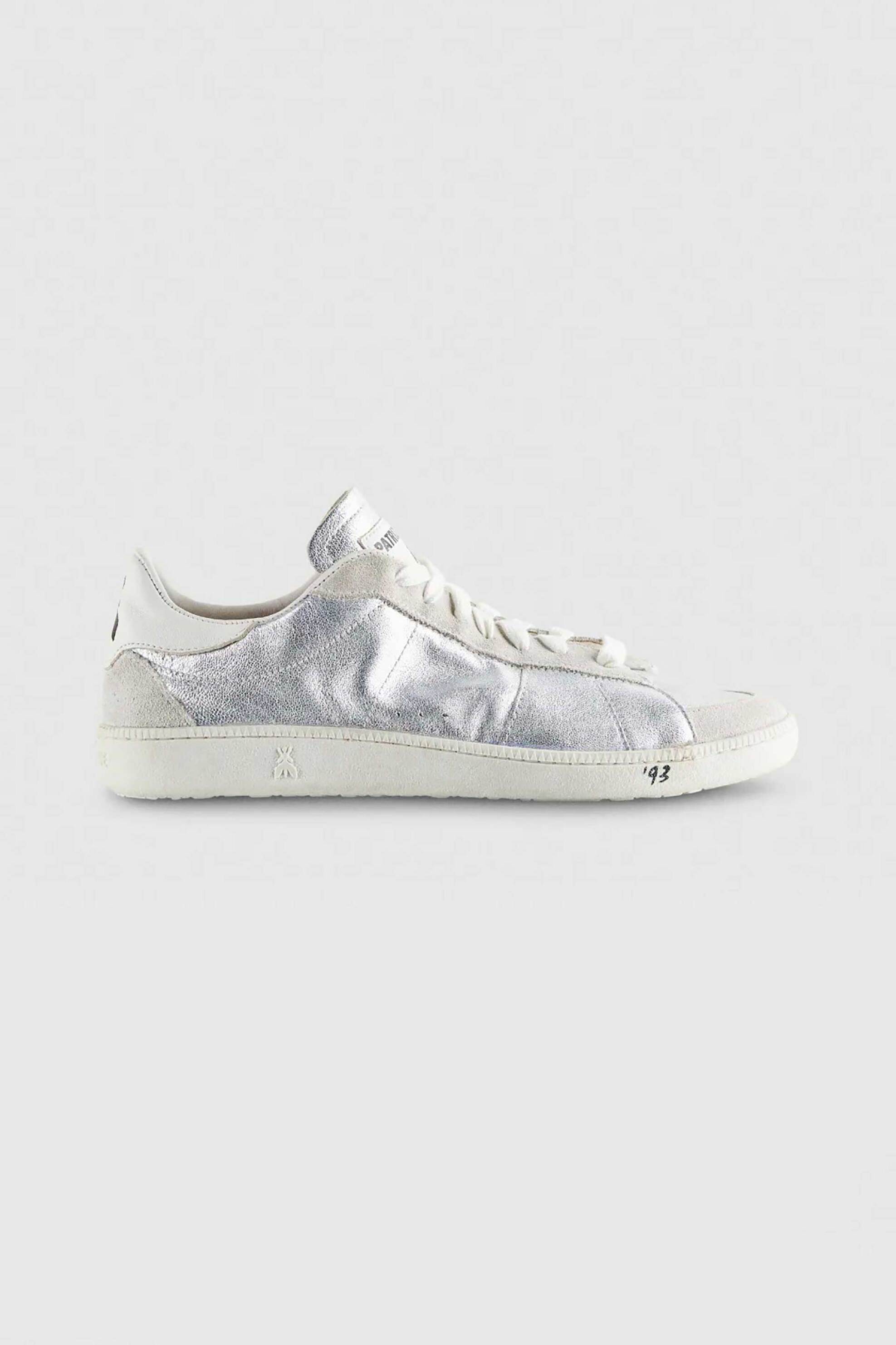 PATRIZIA PEPE Patrizia Pepe γυναικεία sneakers "Skin Sneakers '93" - 2Z0065L154 Ασημί