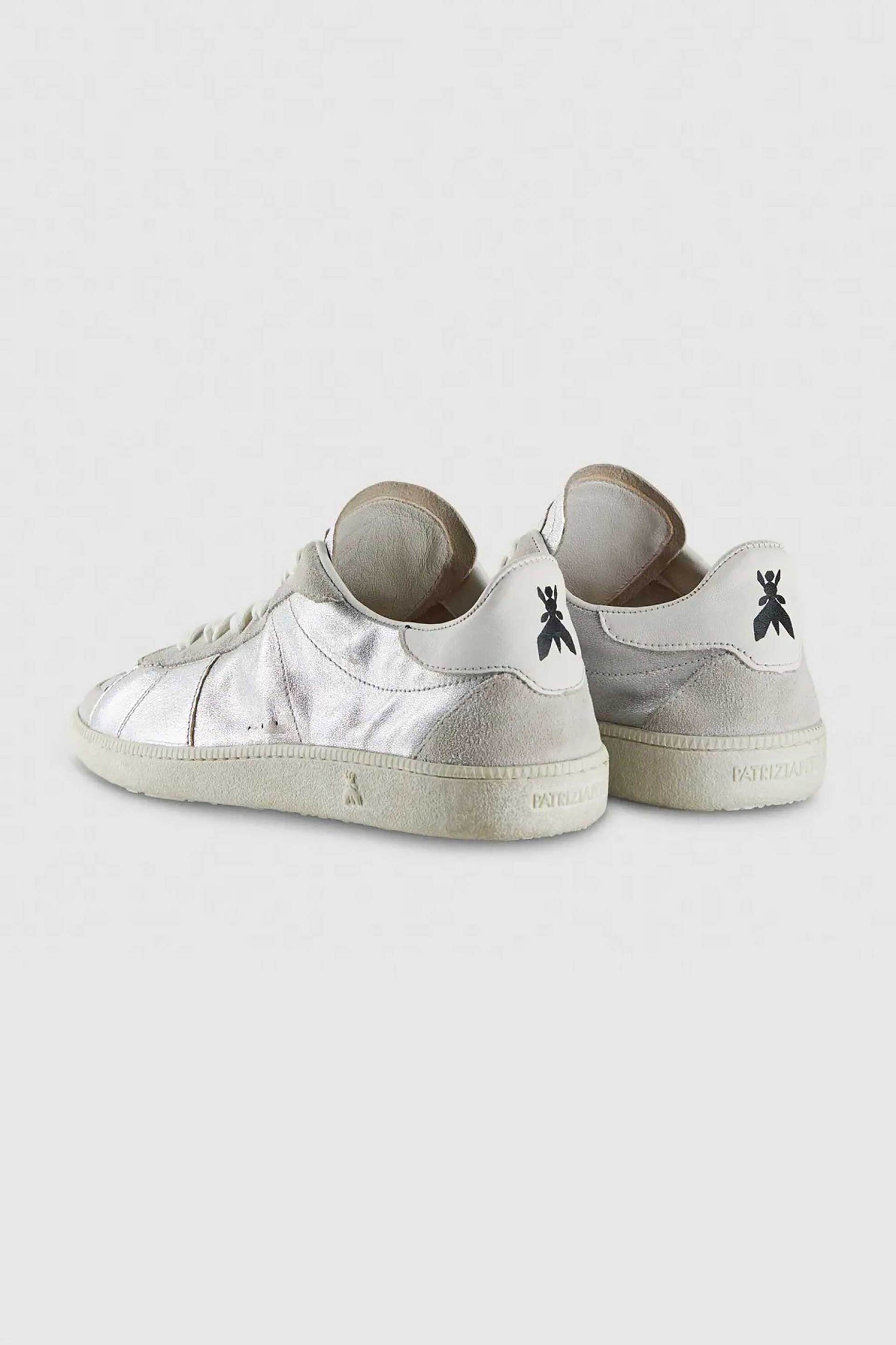 PATRIZIA PEPE Patrizia Pepe γυναικεία sneakers "Skin Sneakers '93" - 2Z0065L154 Ασημί - 4