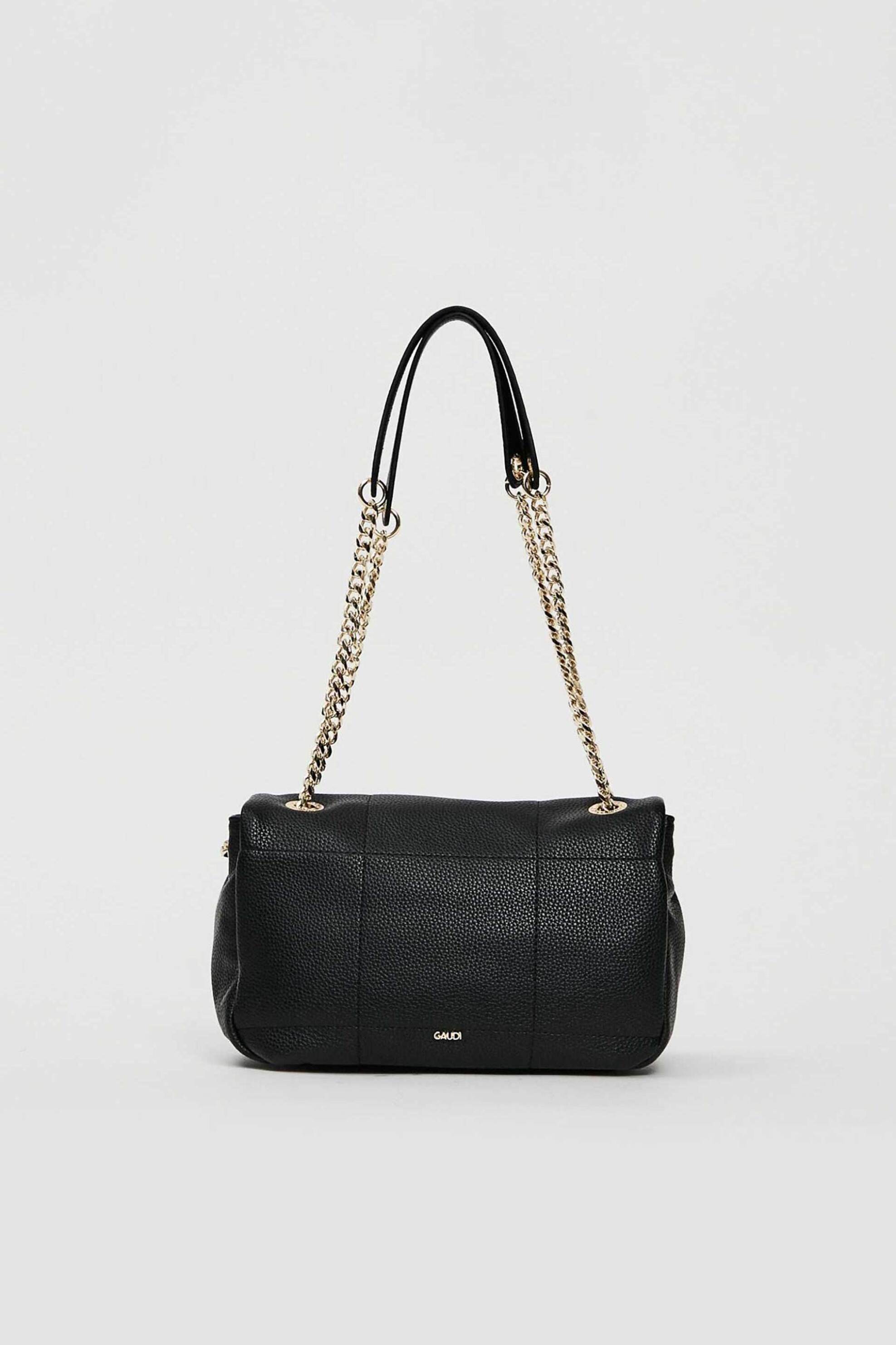 Gaudi γυναικεία τσάντα ώμου με αλυσίδα - V5AI-12433 Μαύρο φωτογραφία