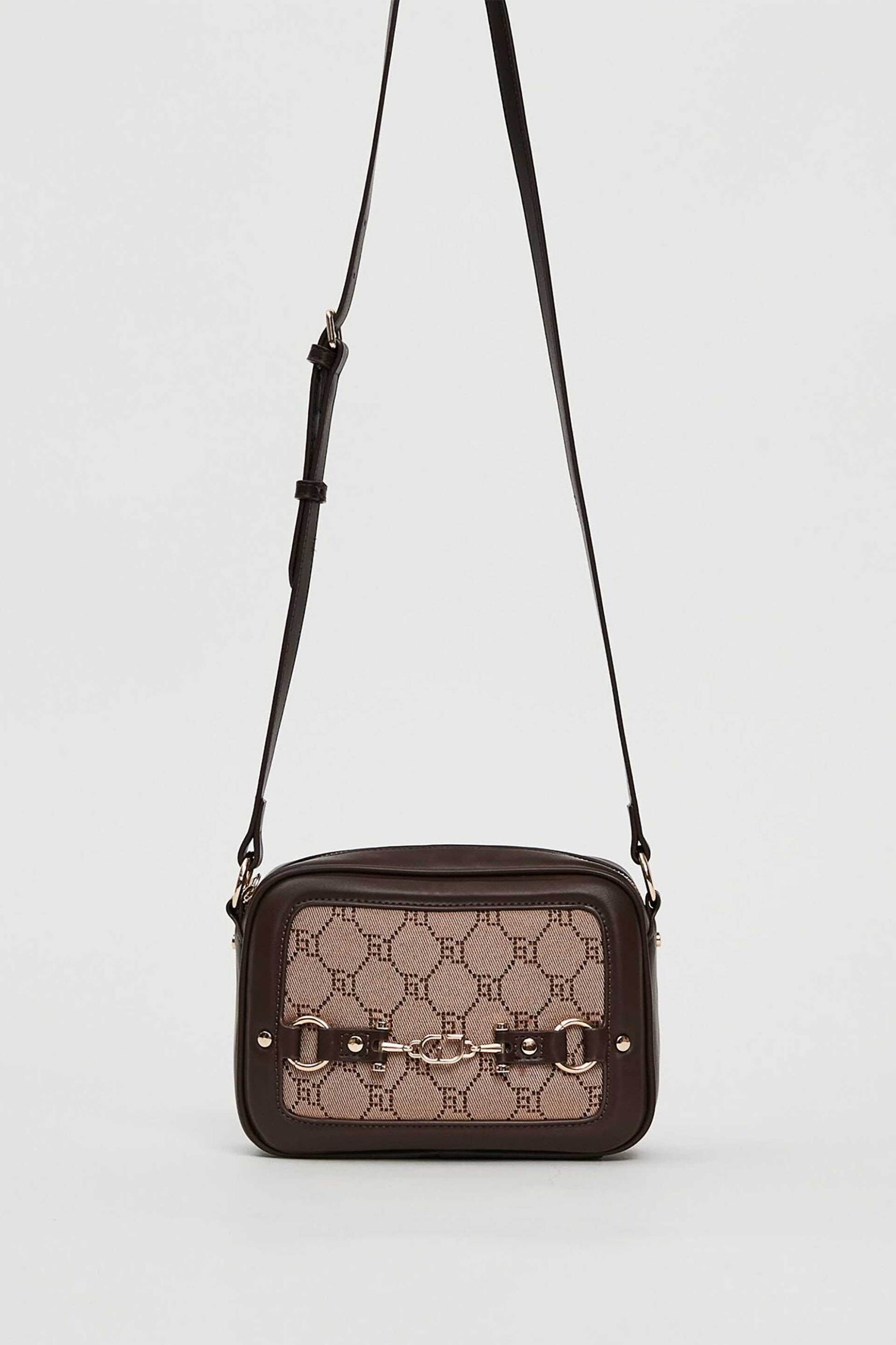 GAUDÍ Gaudi γυναικεία τσάντα crossbody με all-over jacquard logo - V5AI-12505 Ταμπά