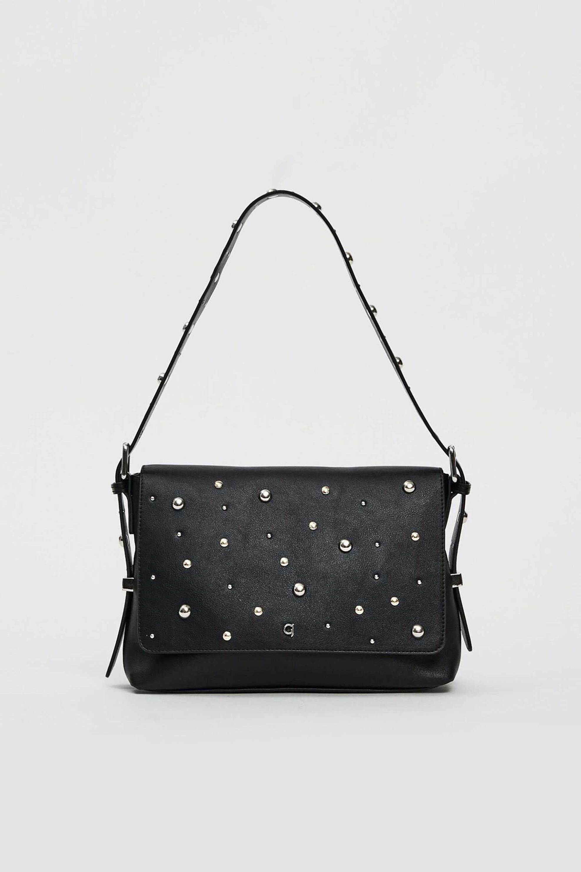 GAUDÍ Gaudi γυναικεία τσάντα ώμου με τρούκς - V5AI-12451 Μαύρο