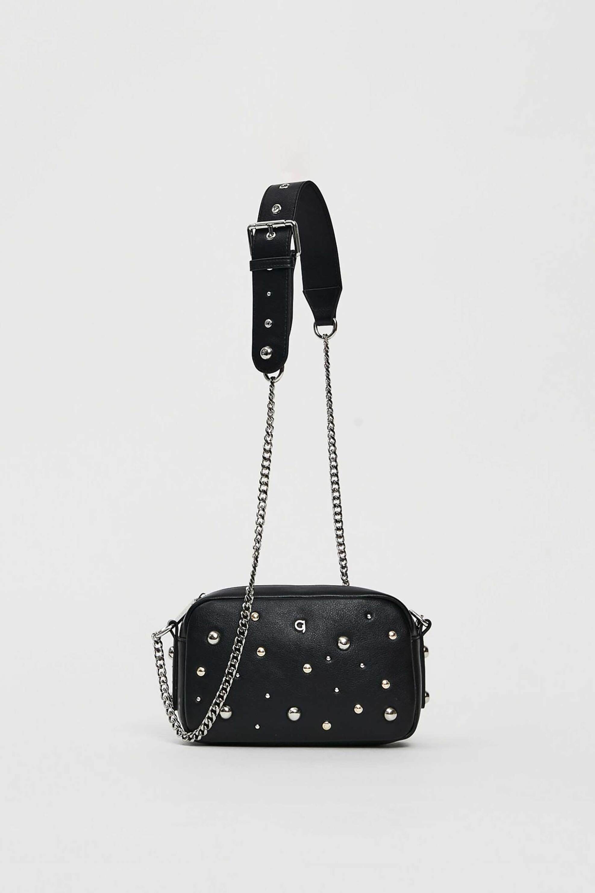 Gaudi γυναικεία τσάντα crossbody με τρούκς - V5AI-12453 Μαύρο