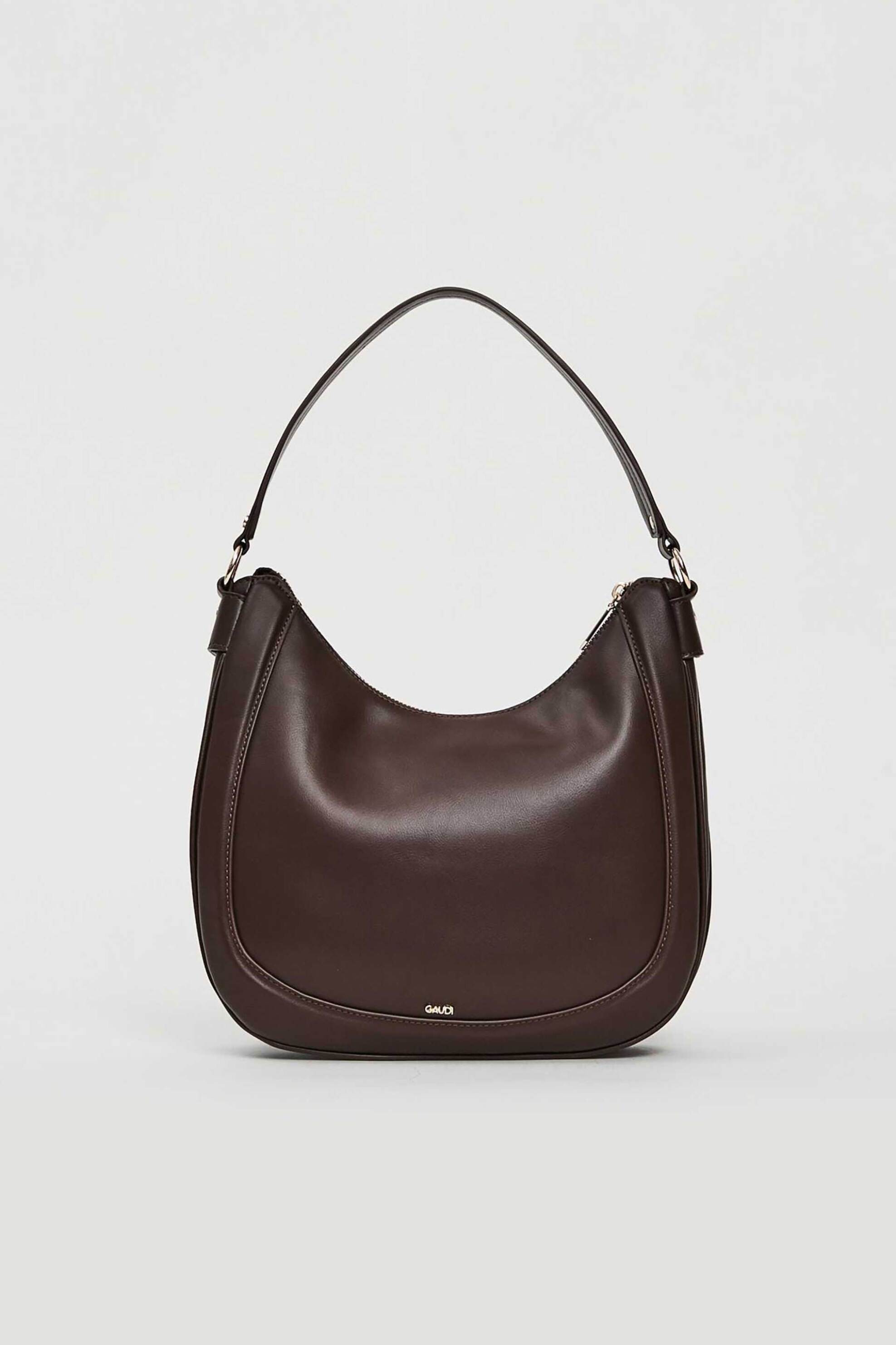 Gaudi γυναικεία τσάντα ώμου με suede λεπτομέρεια - V5AI-12510 Καφέ φωτογραφία