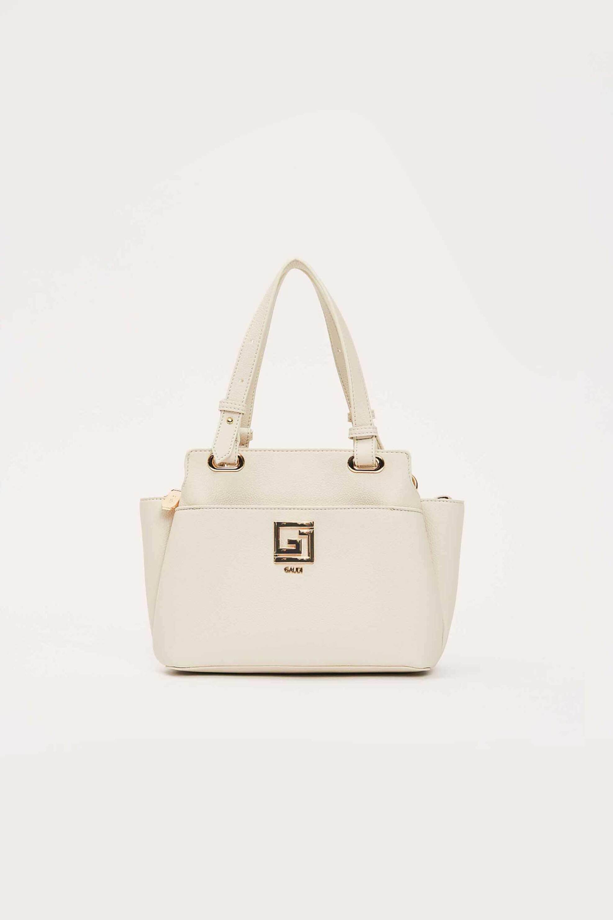 Gaudi γυναικεία τσάντα tote "Ginnie Mini" - V6AE-12781 Κρέμ
