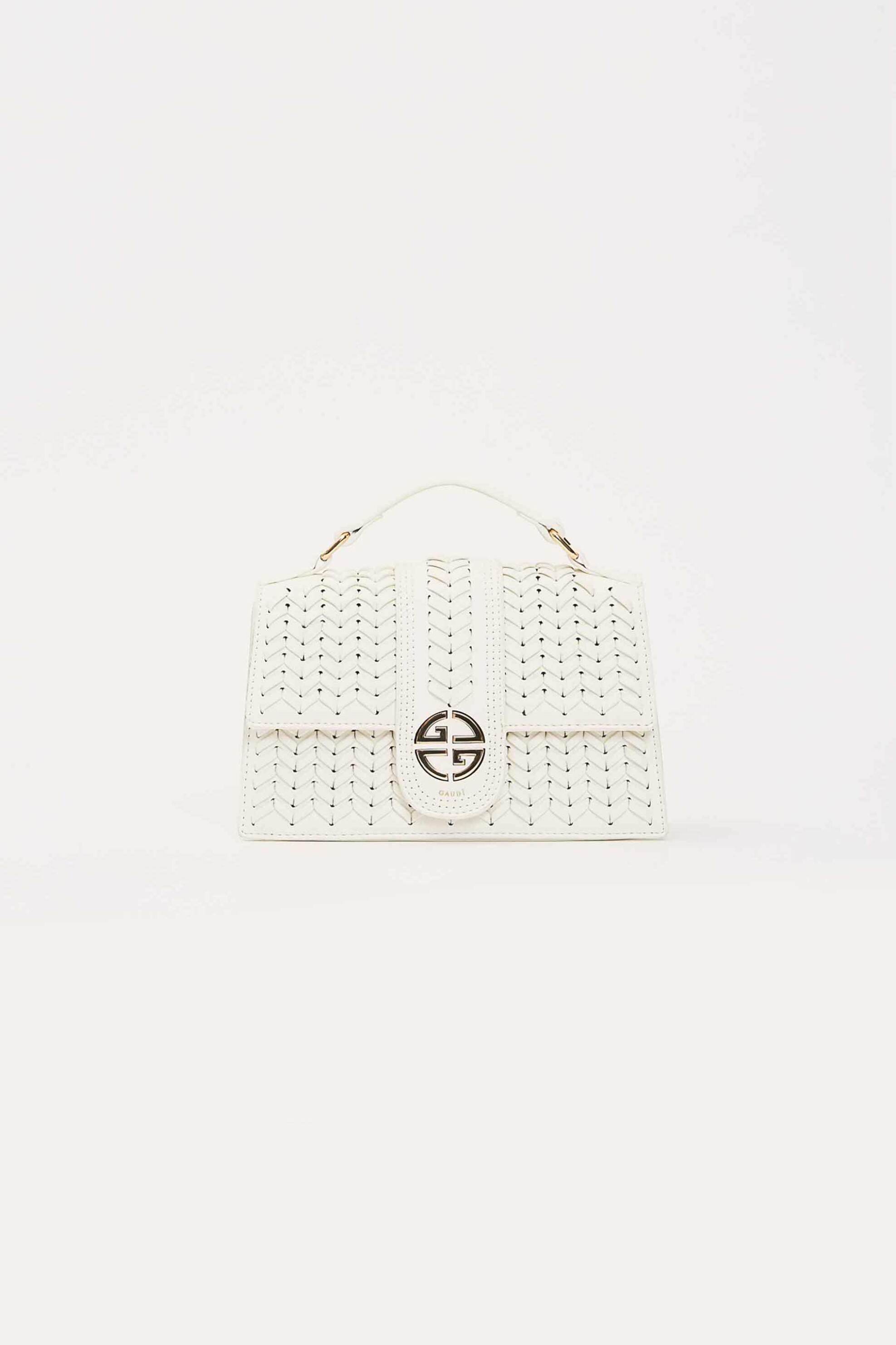Gaudi γυναικεία τσάντα crossbody "Glenda" - V6AE-12862 Λευκό