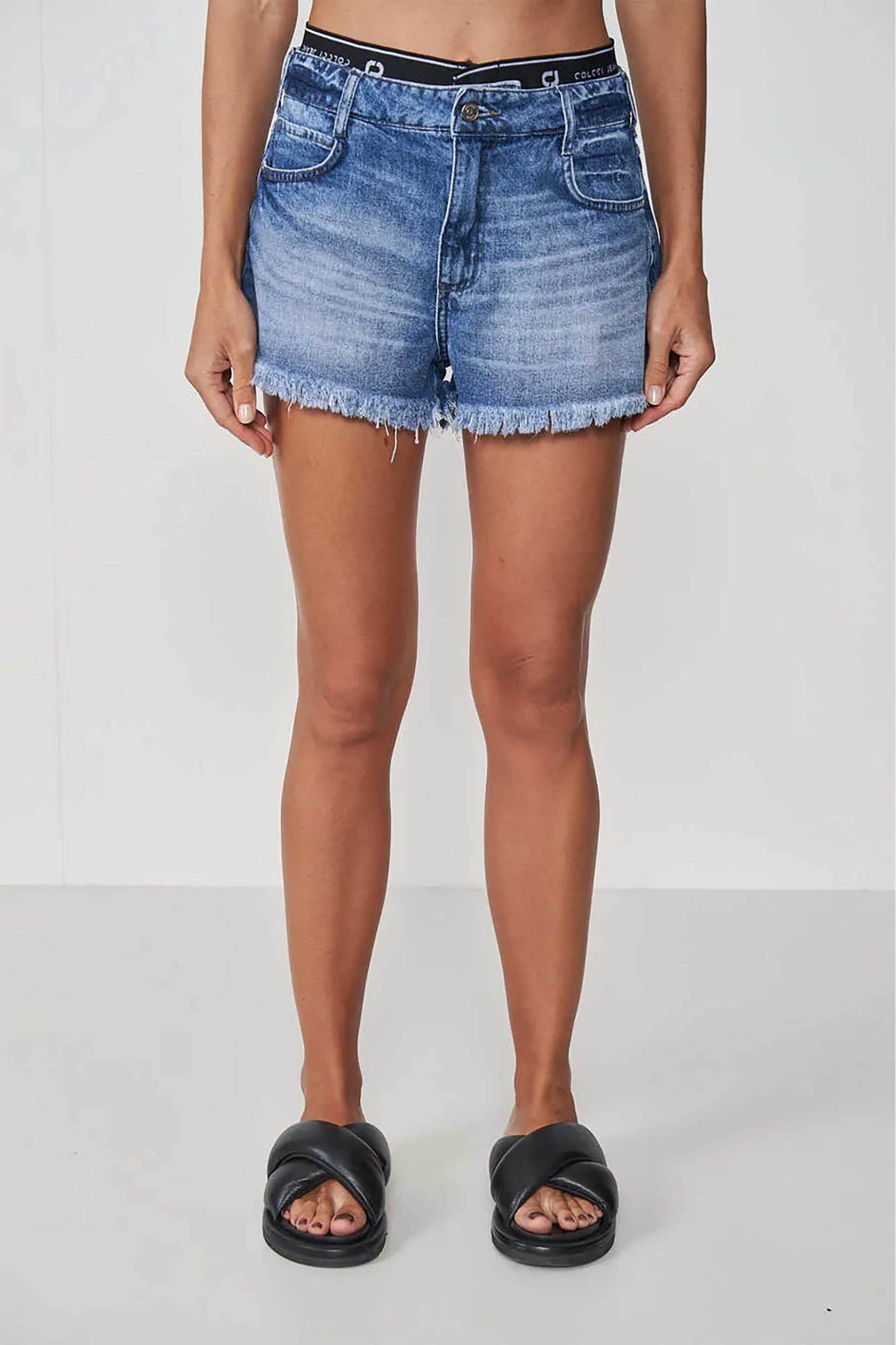  Colcci γυναικείο σορτς denim Loose fit - 61100011 Denim Blue 2025