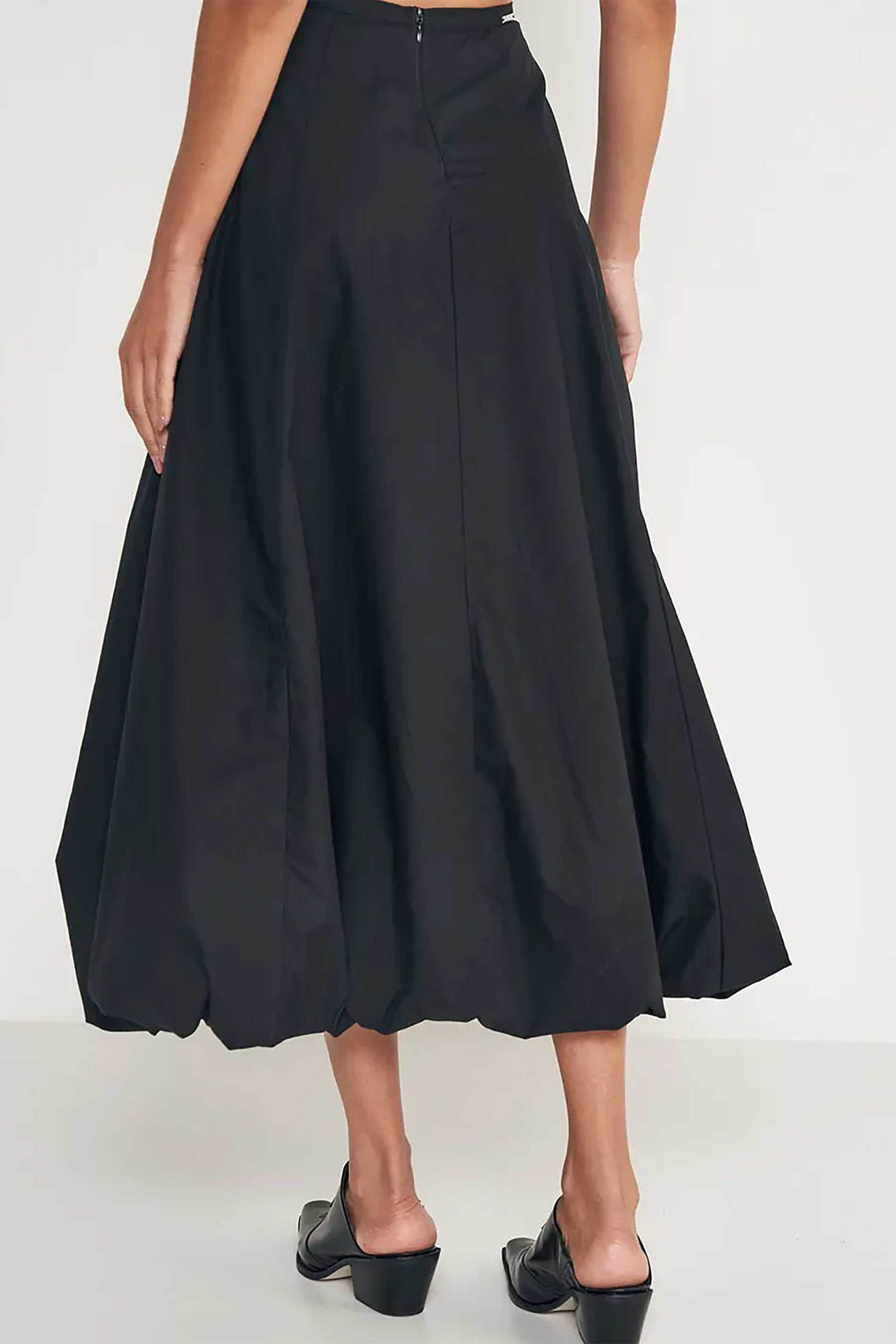 Colcci γυναικεία midi φούστα balloon - 80104669 Μαύρο φωτογραφία