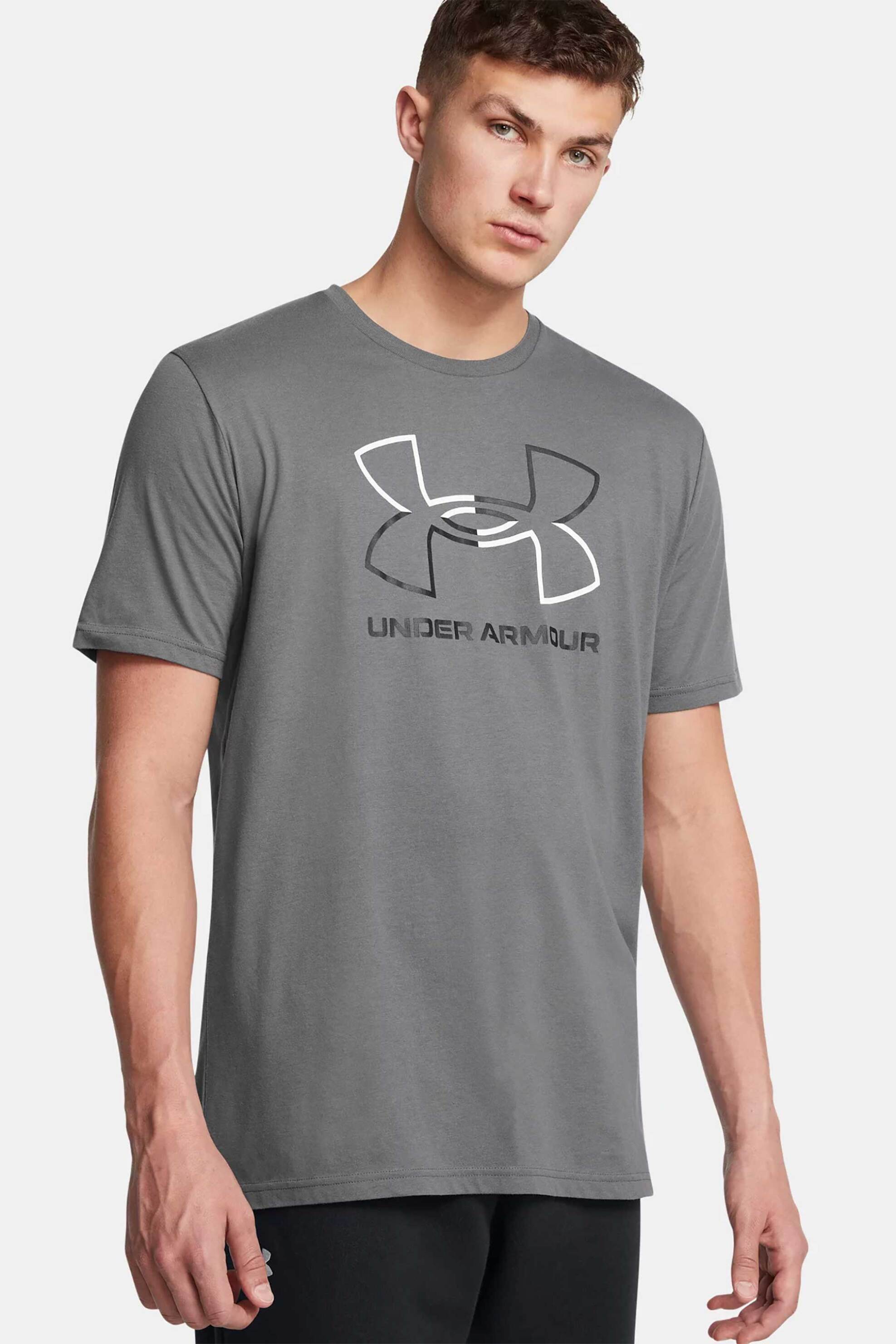Under Armour ανδρικό T-shirt "Foundation" - 1382915 Γκρι