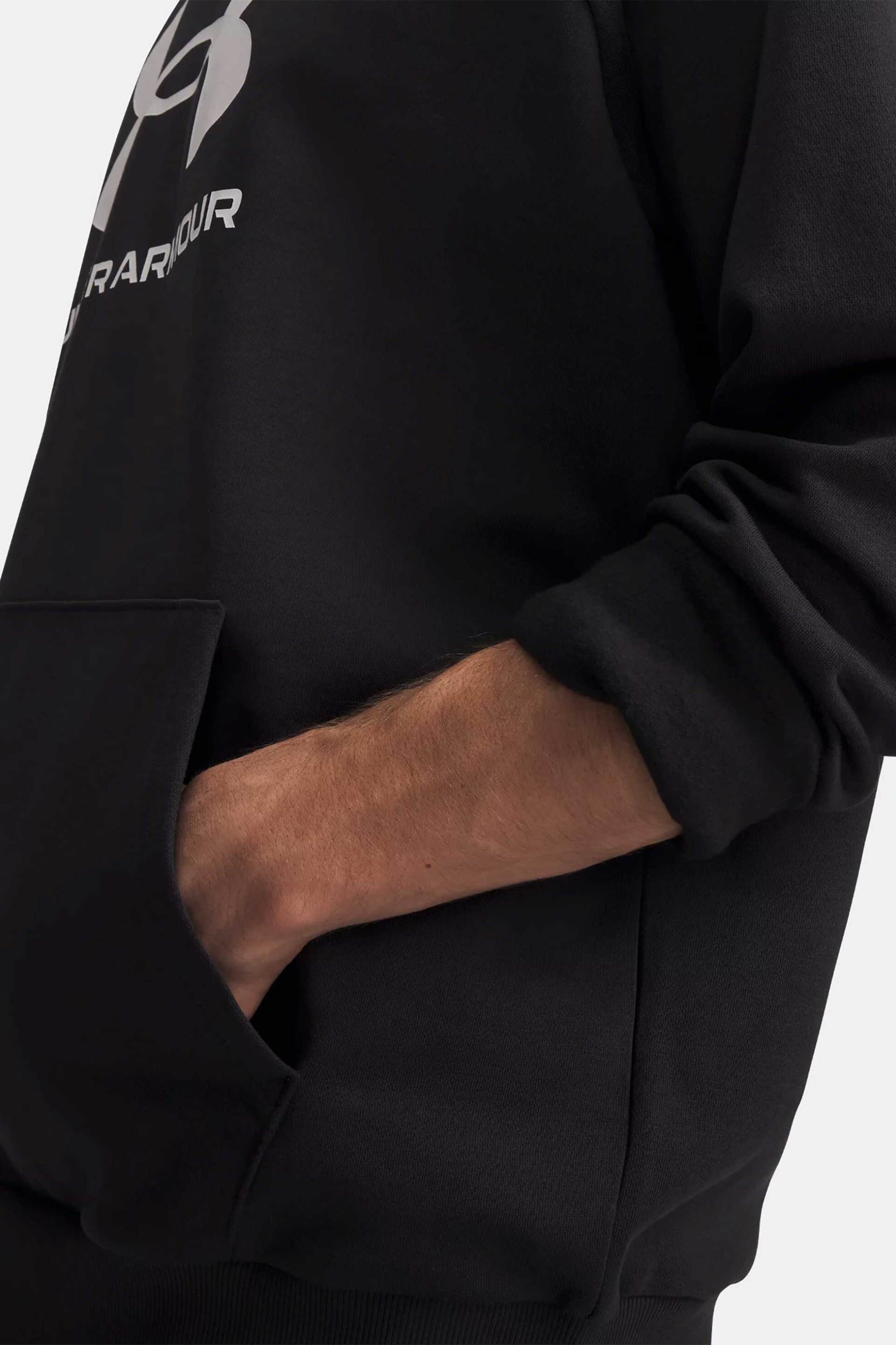 Under Armour ανδρική μπλούζα φούτερ με κουκούλα "Rival Fleece" - 1379758 Μαύρο φωτογραφία