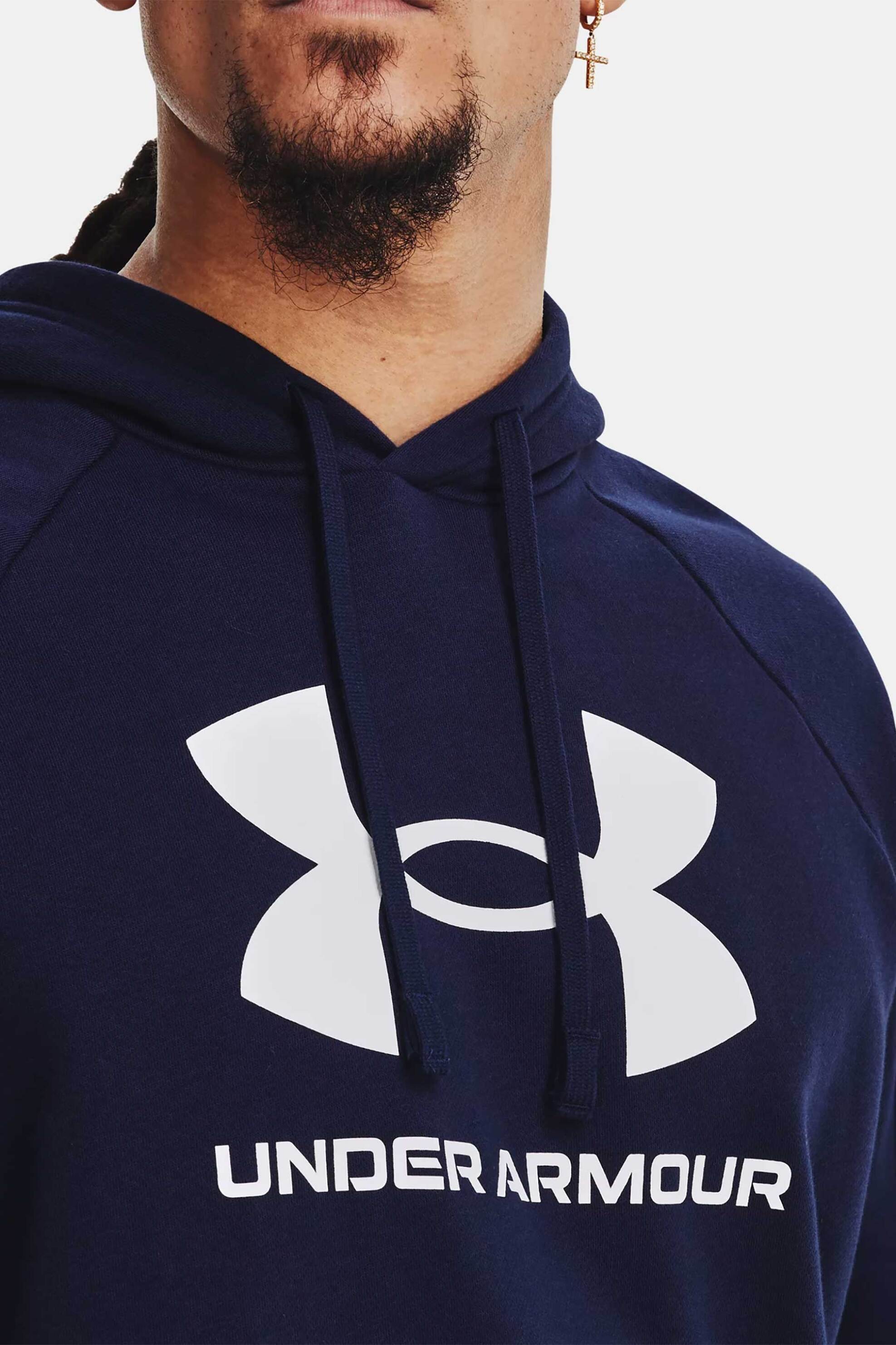 Under Armour ανδρική μπλούζα φούτερ με κουκούλα "Rival Fleece" - 1379758 Μπλε Σκούρο φωτογραφία