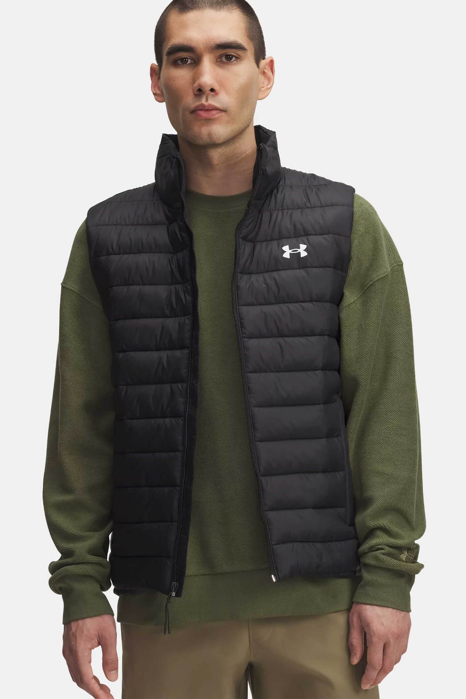 Under Armour ανδρικό αμάνικο μπουφάν αδιάβροχο με καπιτονέ σχέδιο "Sportswear Insulate" - 6006364 Μαύρο