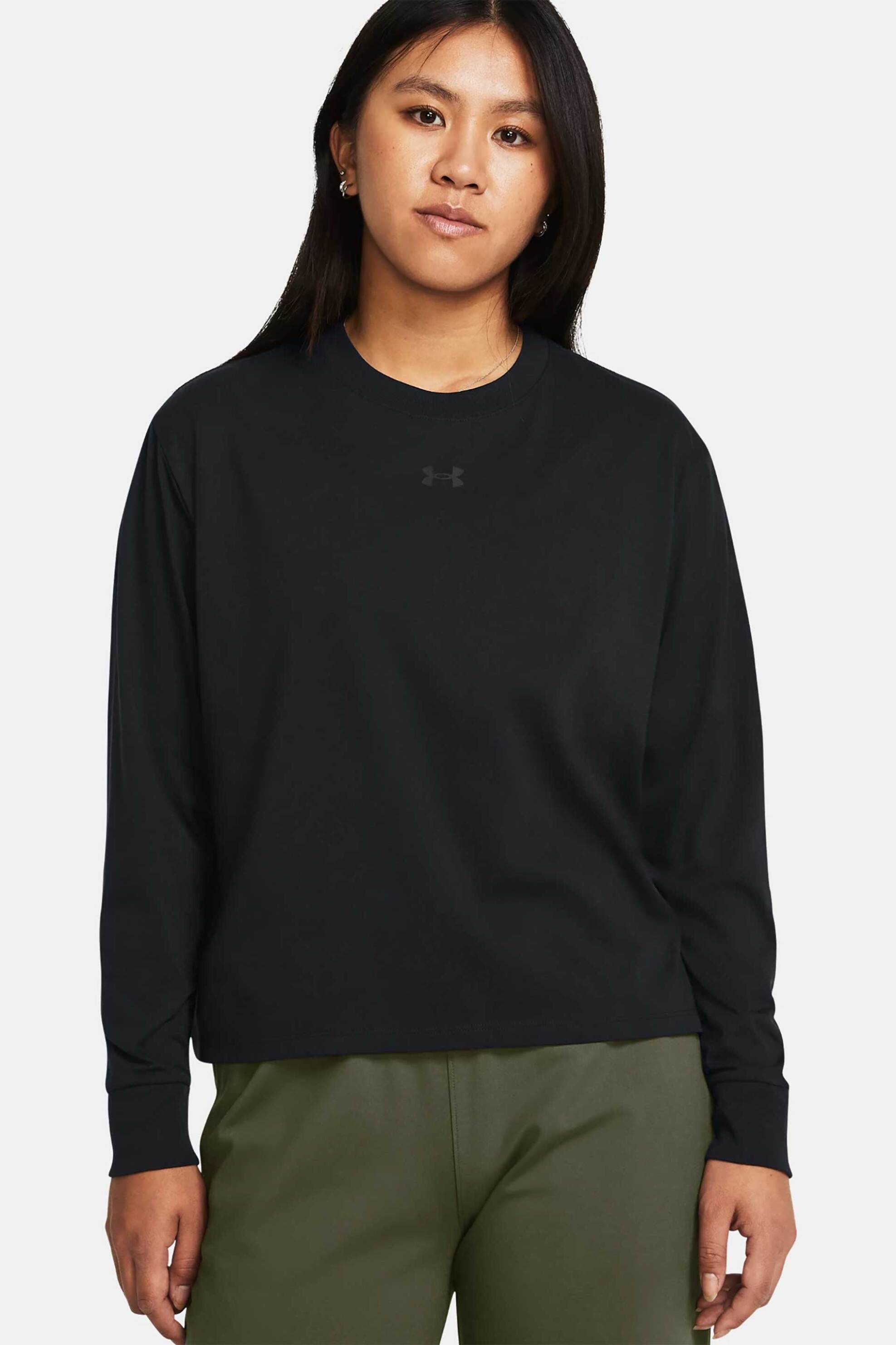 Under Armour γυναικεία μακρυμάνικη μπλούζα "Boxy" - 1387314 Μαύρο