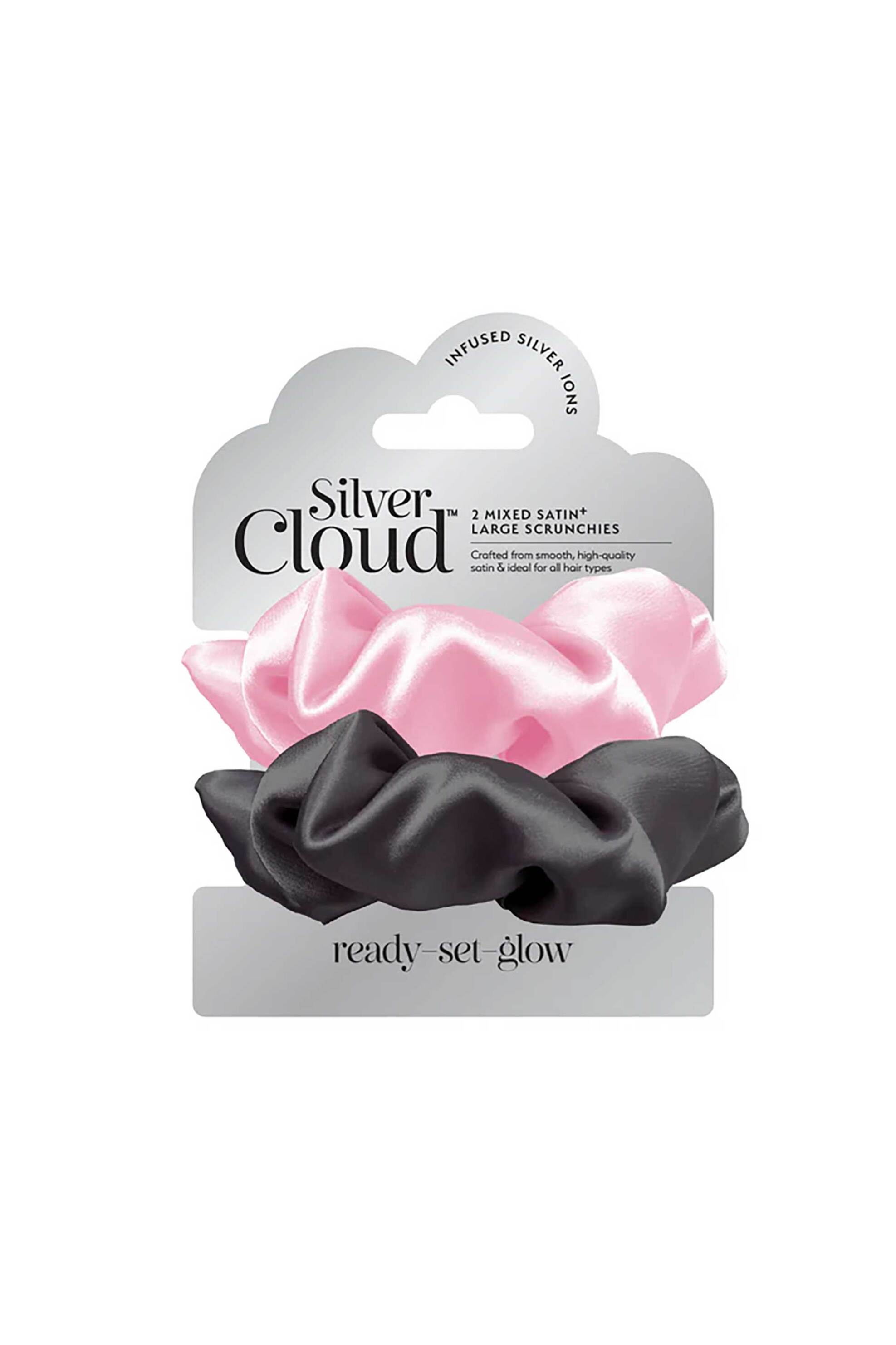 Silver Cloud γυναικείο scrunchie σετ large (2 τεμάχια) - SC-SLMPX2 φωτογραφία