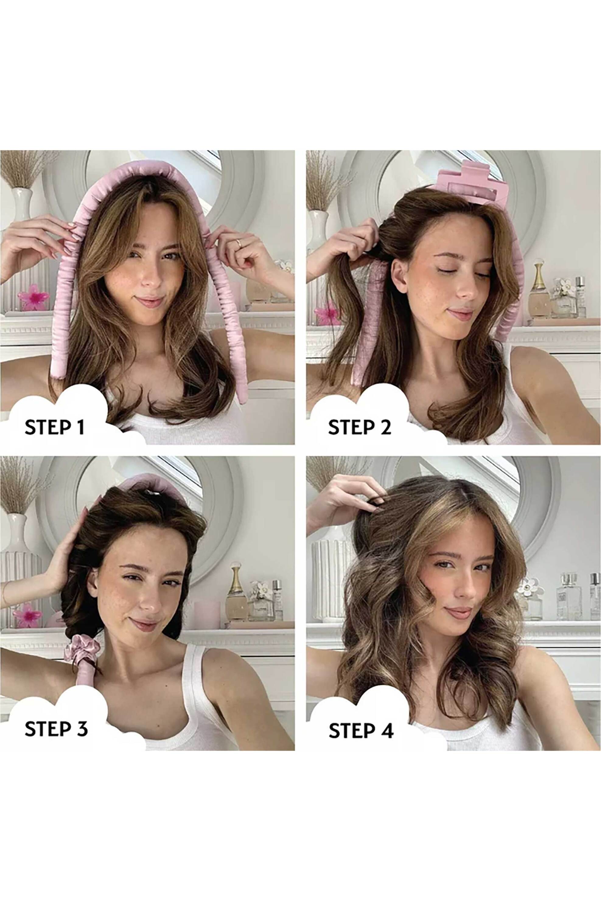 Silver Cloud set για μπούκλες χωρίς θερμότητα - SC-HCSPNK φωτογραφία