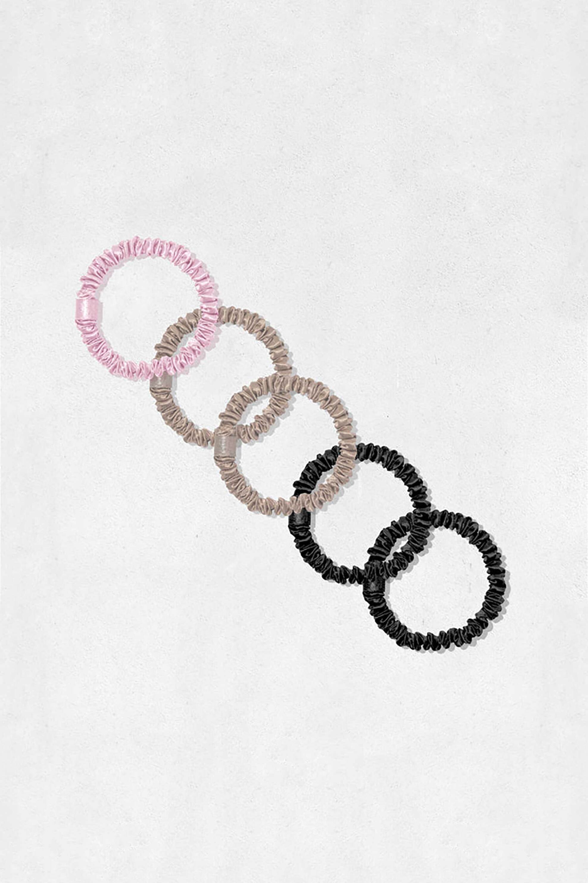 SILVER CLOUD Silver Cloud γυναικείο scrunchie combo (5 τεμάχια) - SC-SSMPX5