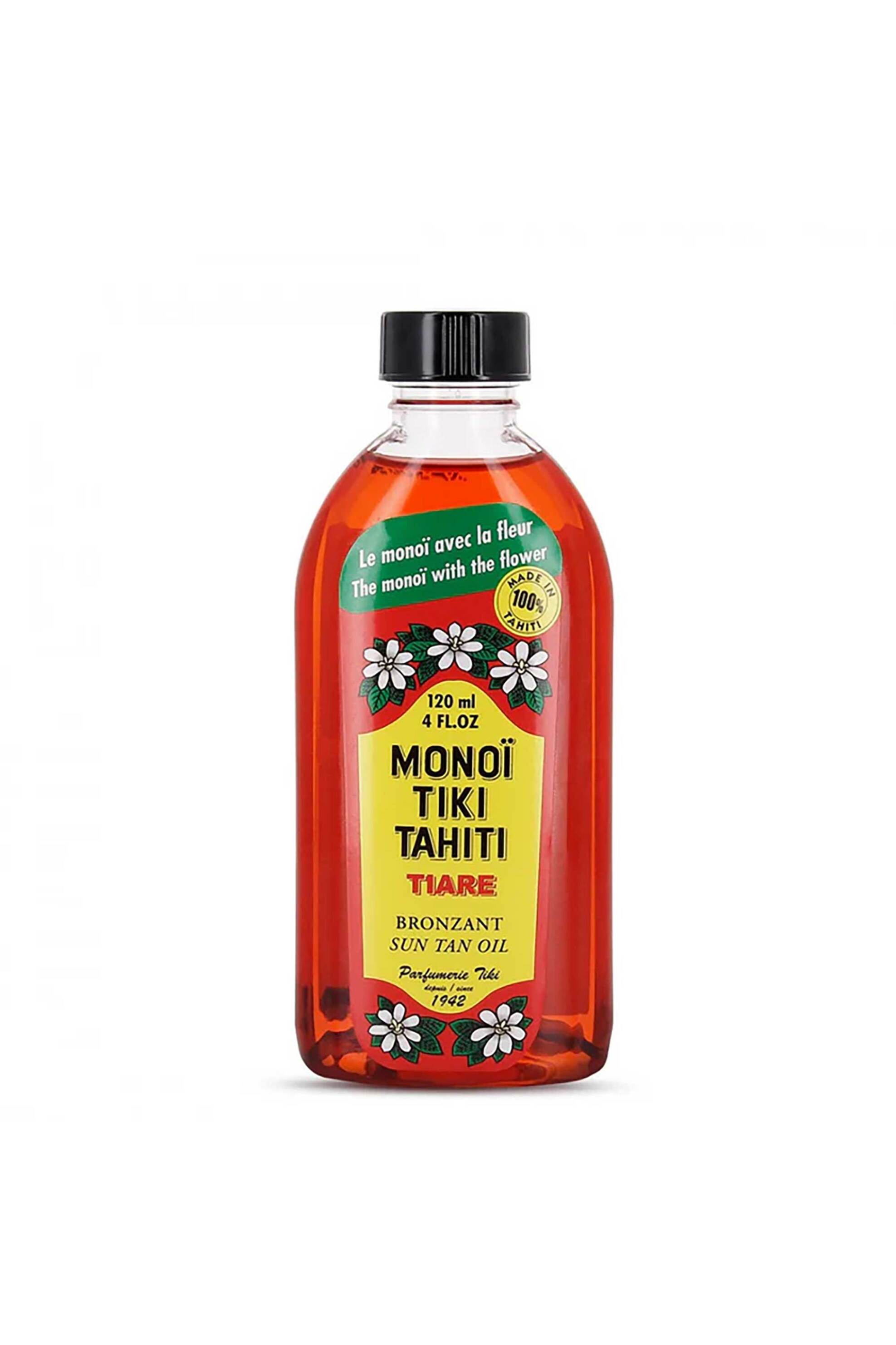 MONOI TIKI TAHITI Monoi Tiki λάδι μαυρίσματος Tiare SPF3 120ml - MT-1MRE