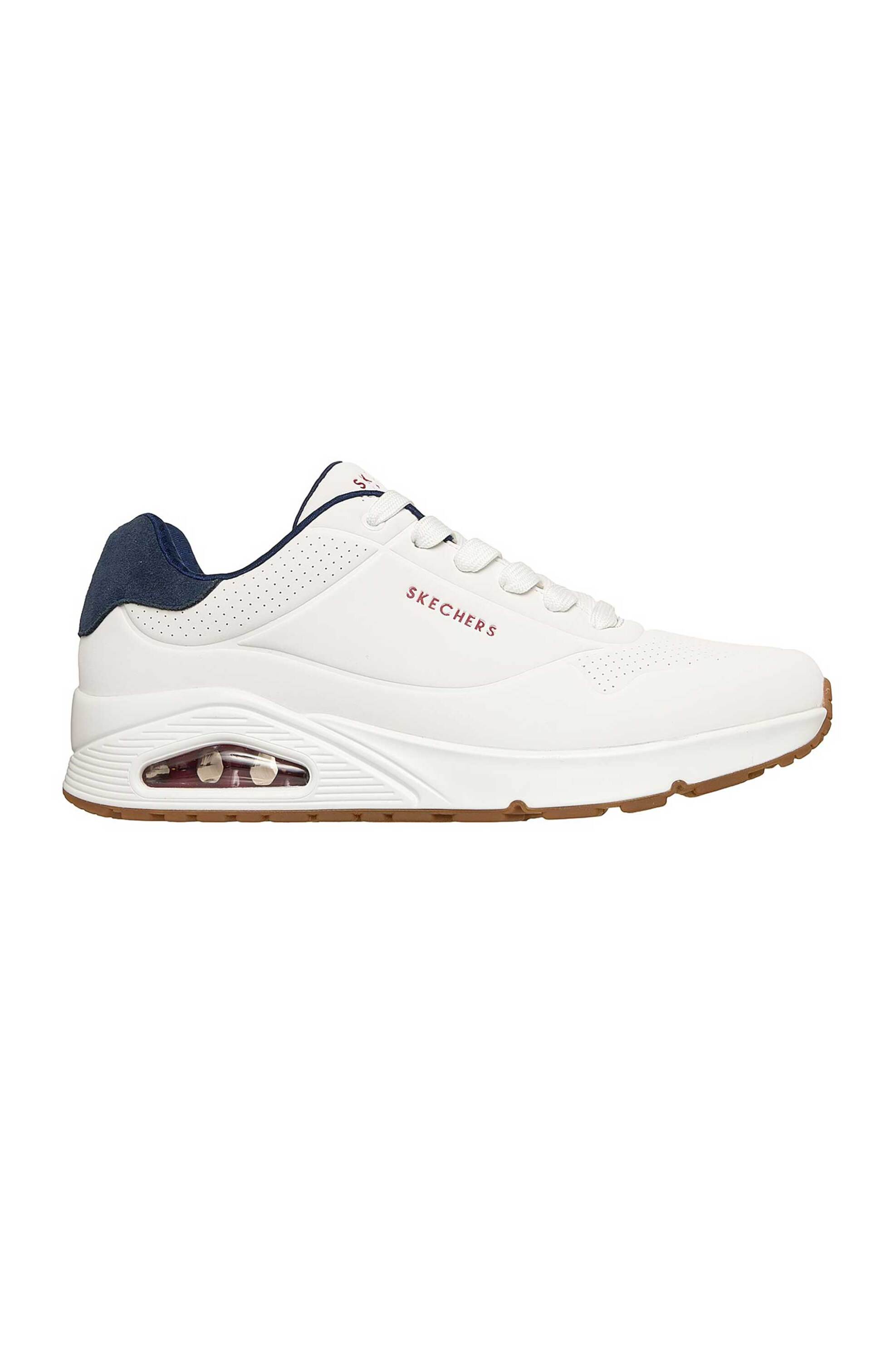 Skechers ανδρικά αθλητικά παπούτσια "Suited On Air" - 183004_WNVR Λευκό