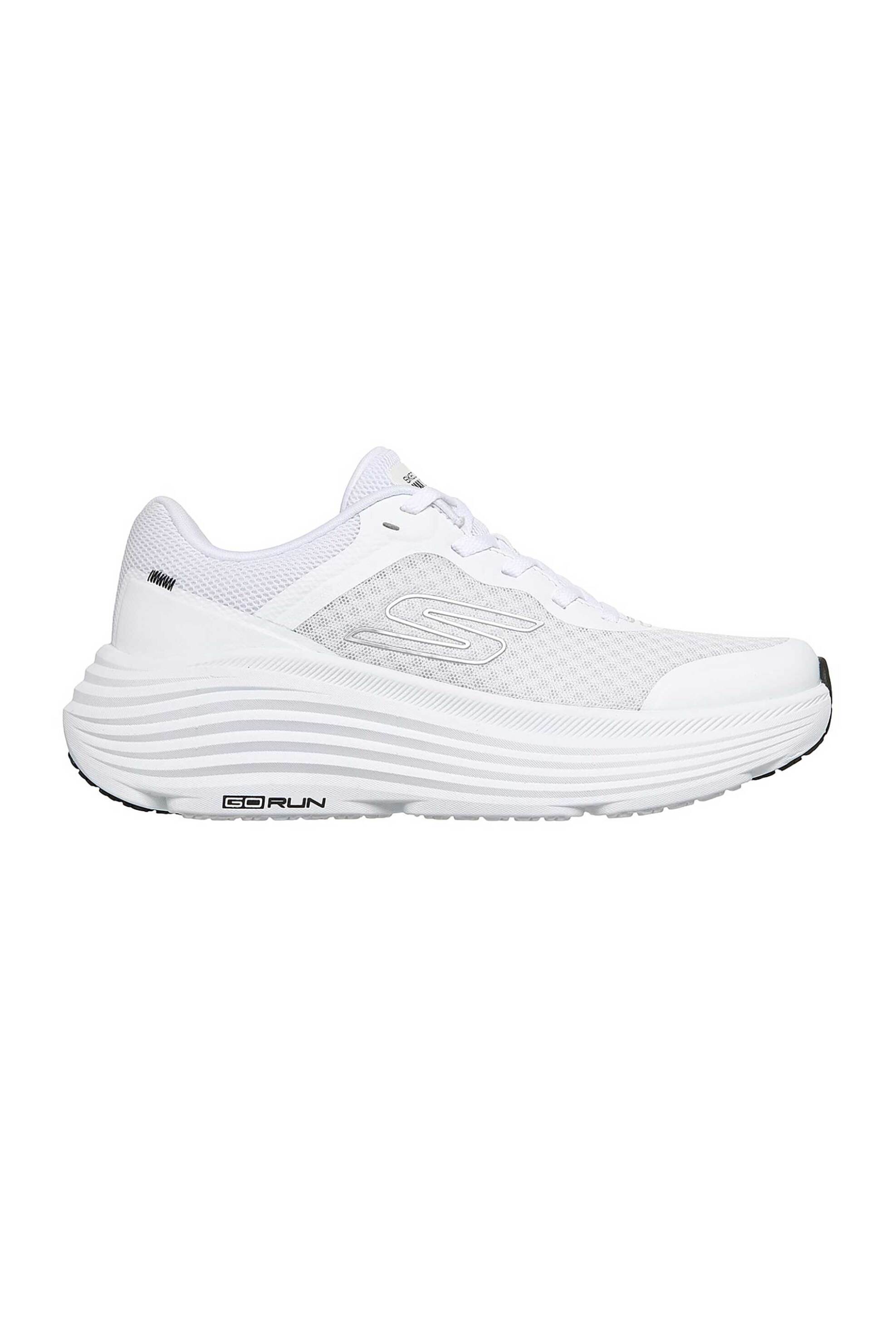 Skechers γυναικεία αθλητικά παπούτσια "Max Cushioning Endeavour" - 129470_WBK Λευκό