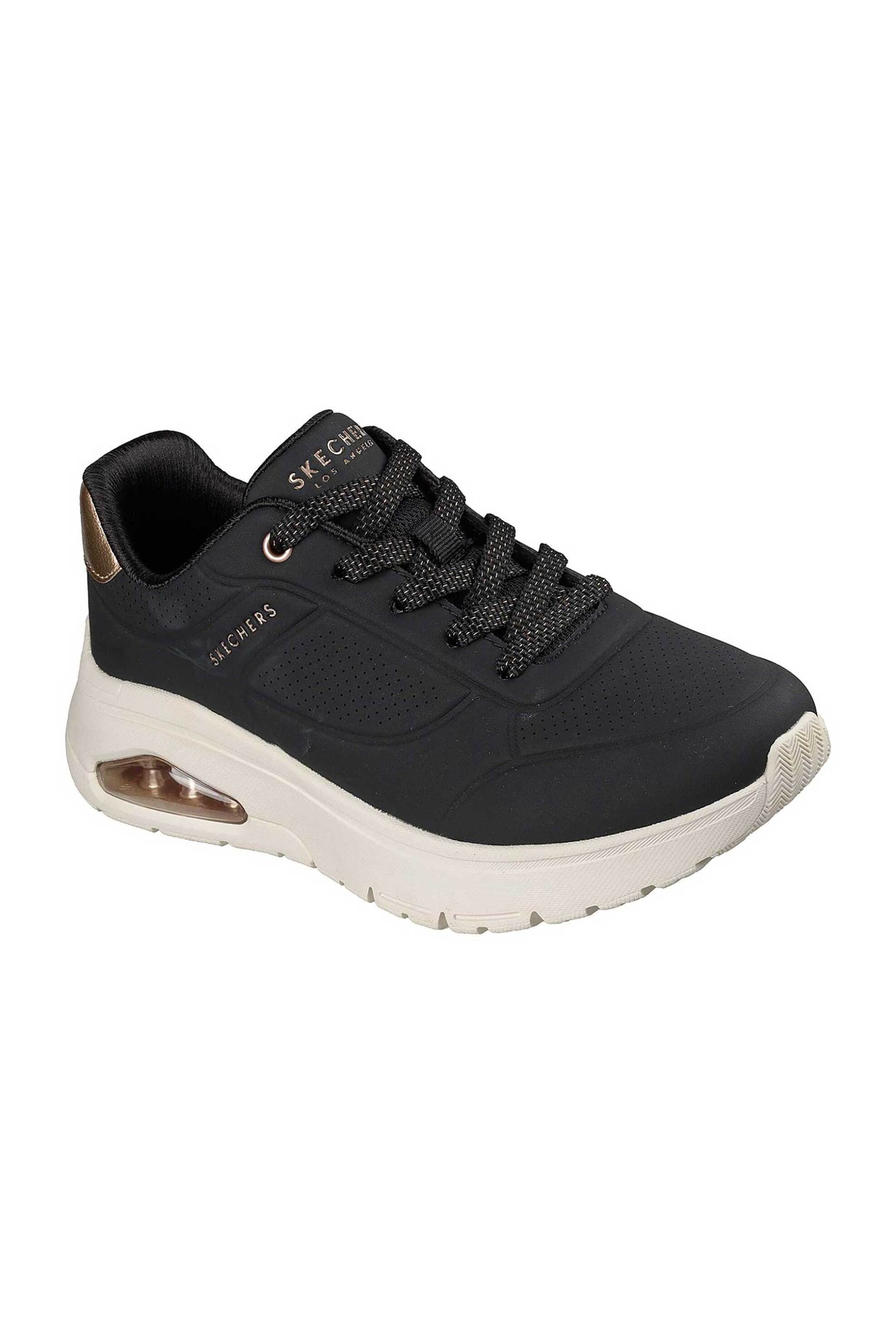 Skechers γυναικεία αθλητικά παπούτσια "Uno Flex - Echo Air" - 177799_BLK Μαύρο φωτογραφία
