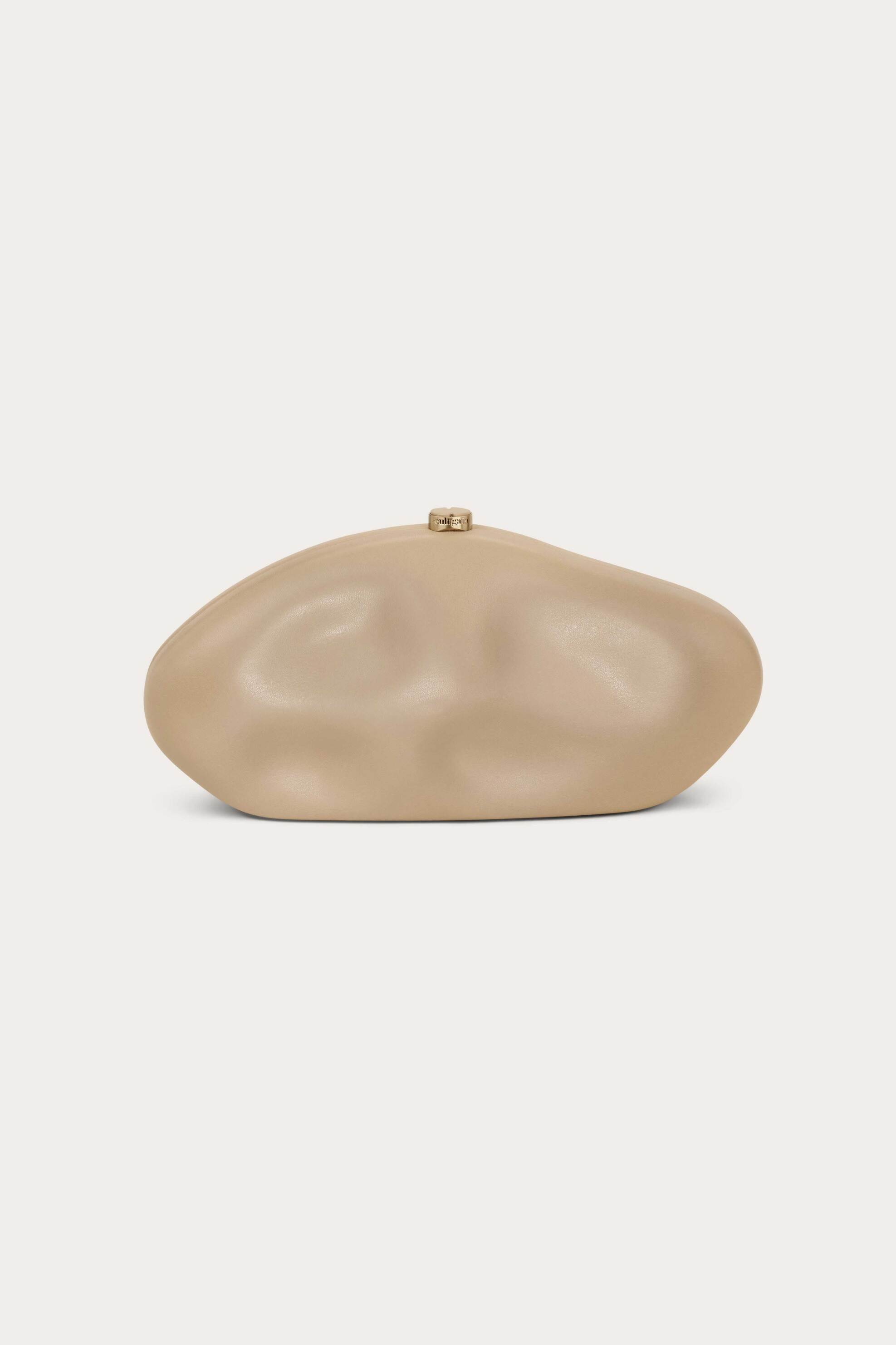 CULT GAIA Cult Gaia γυναικείο δερμάτινο τσαντάκι clutch "The Caldera" - CL3054LR3062-SND Μπεζ