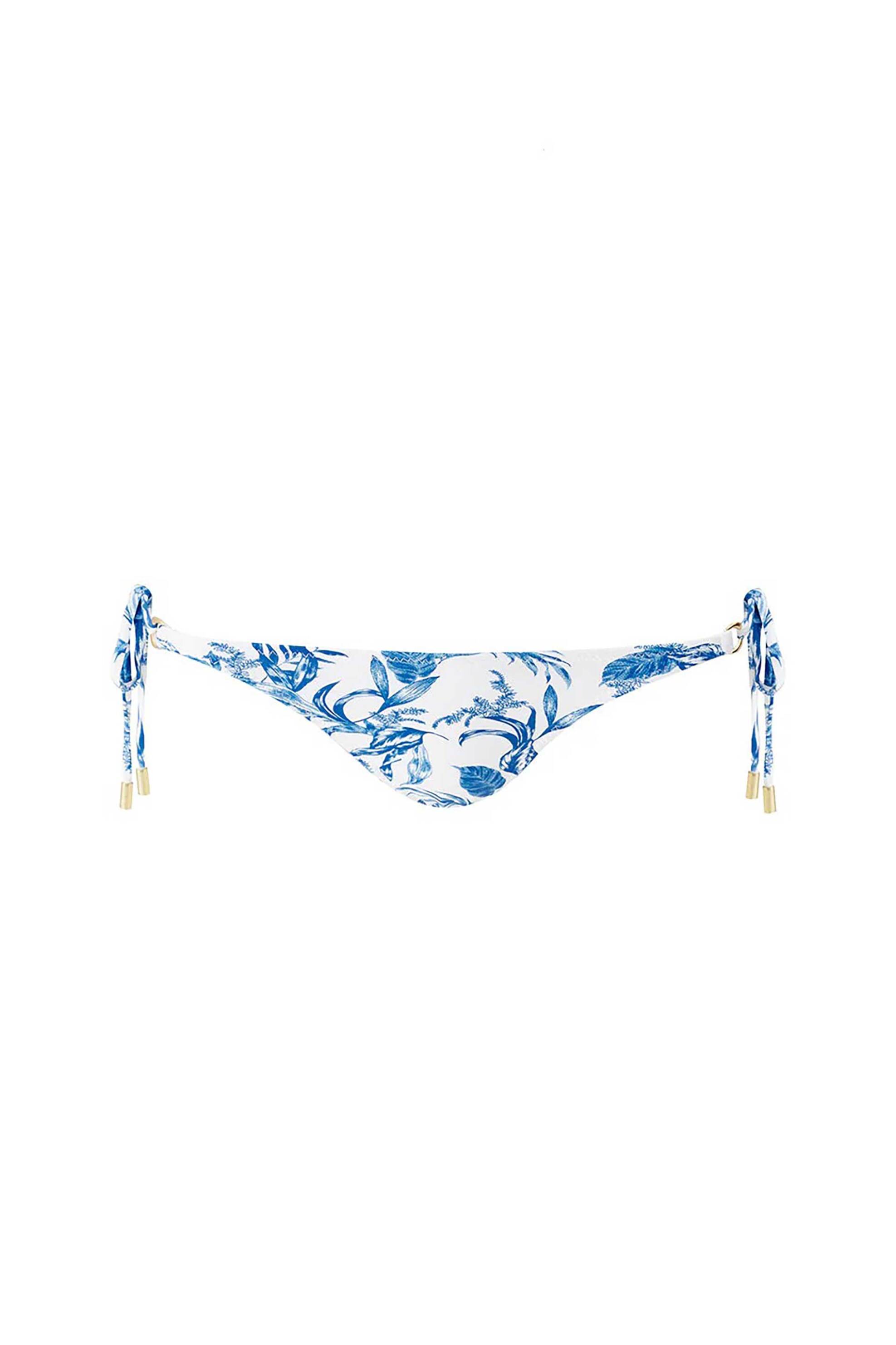 Melissa Odabash γυναικείο μαγιό μπικίνι σλιπ "Key West Blue Leaf" - Key West Btm CR-BLU LEAF Γαλάζιο