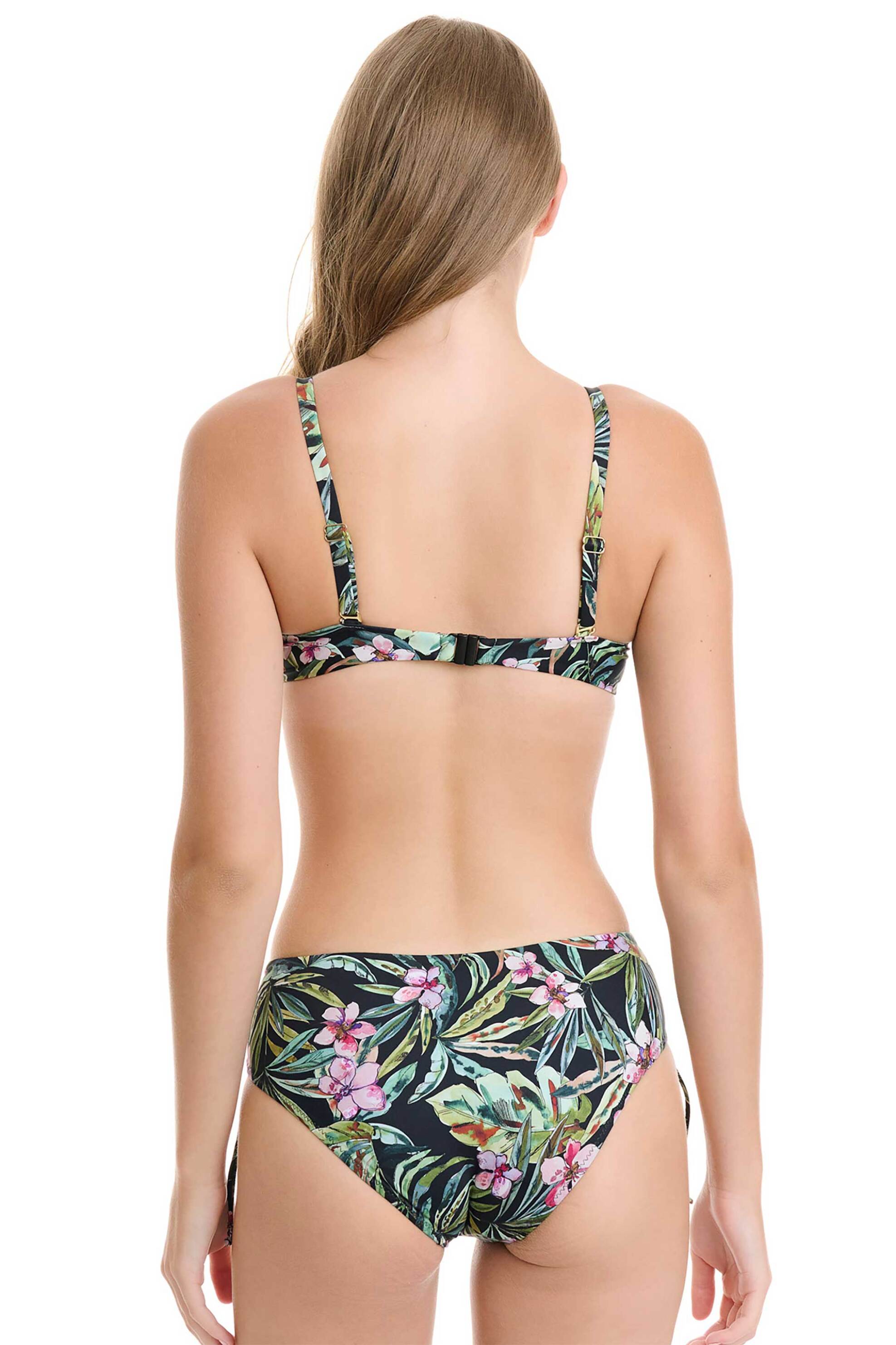 Erka Mare γυναικείο μπικίνι σλιπ ψηλόμεσο με floral print - 50517 Πολύχρωμο φωτογραφία