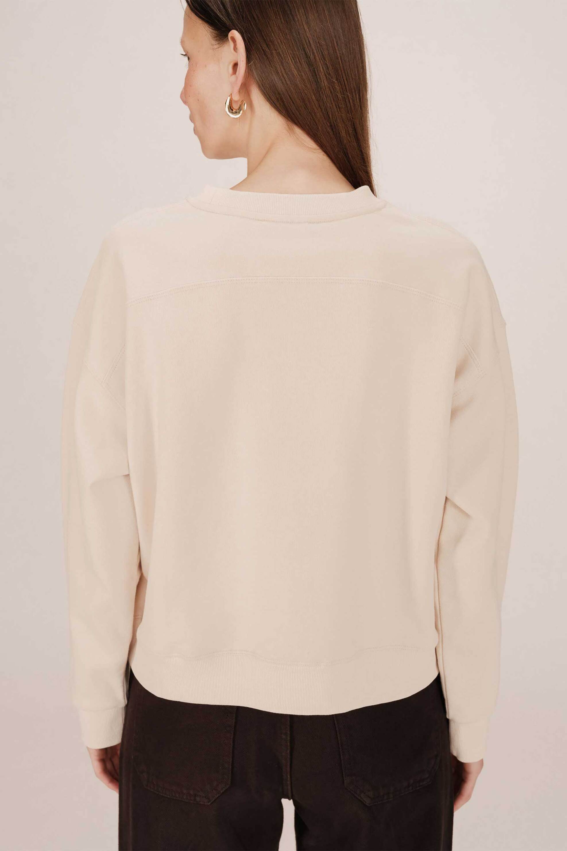 Grace & Mila γυναικεία μπλούζα φούτερ "Sigil" - SIGIL/FW25 Μπεζ φωτογραφία