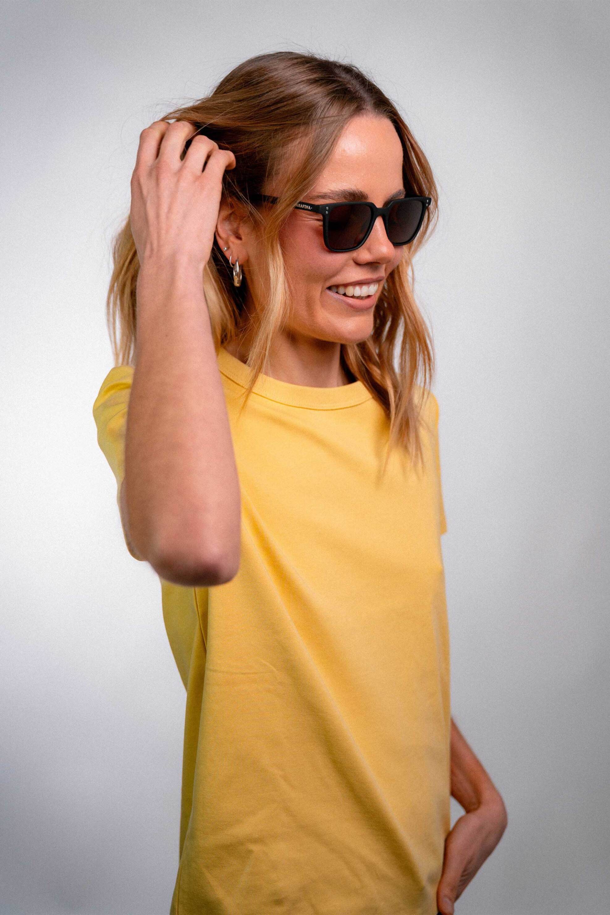 Parafina unisex γυαλιά ηλίου "Bosque" - S26-BOS-BLA-BRO/SS26 Μαύρο φωτογραφία