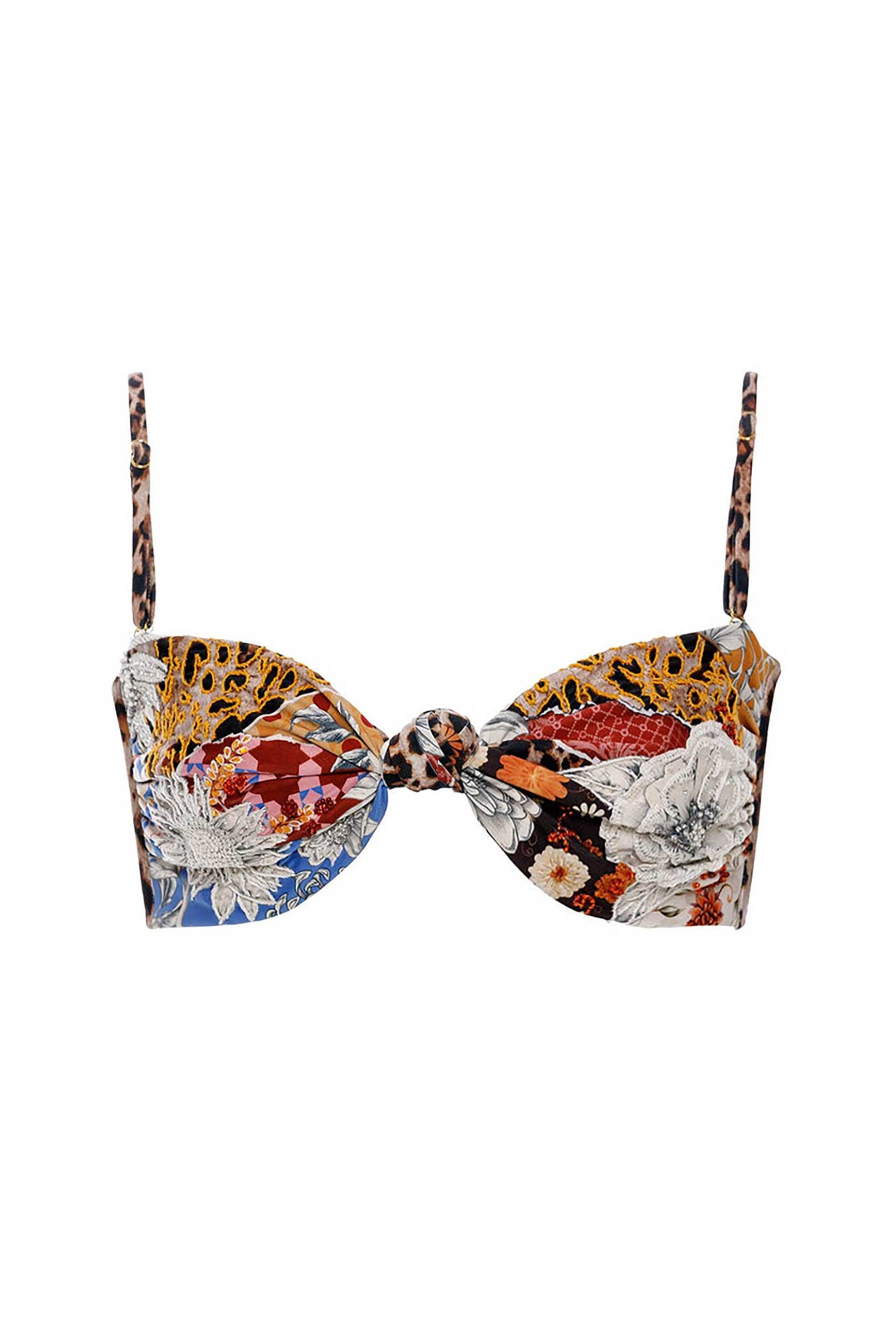 Agua Bendita γυναικείο μαγιό μπικίνι τοπ "Lucille" - 19329-MULTICOLOR Πολύχρωμο φωτογραφία