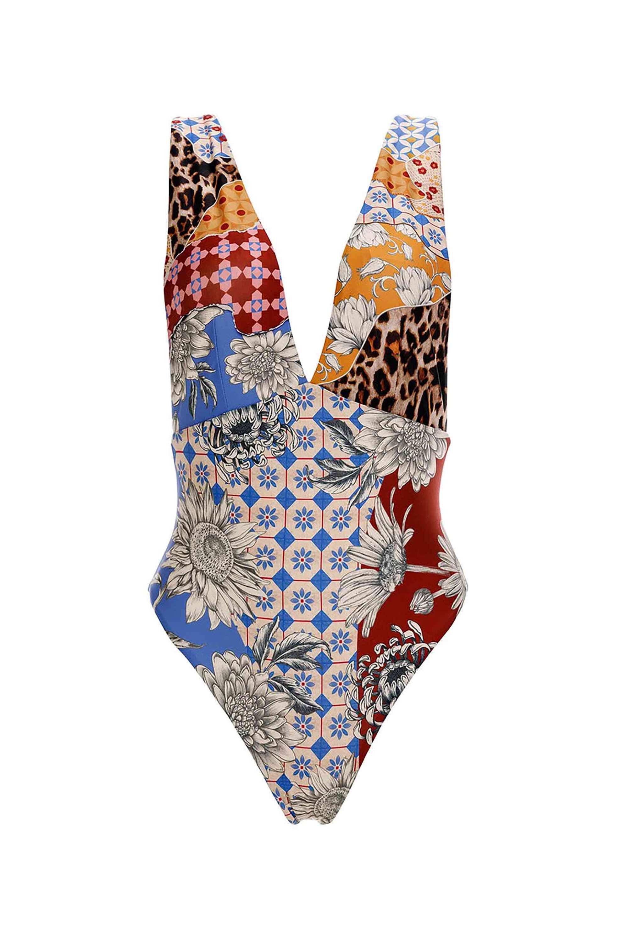 Agua Bendita γυναικείο μαγιό ολόσωμο "Tulipa" - 19331-MULTICOLOR Πολύχρωμο φωτογραφία