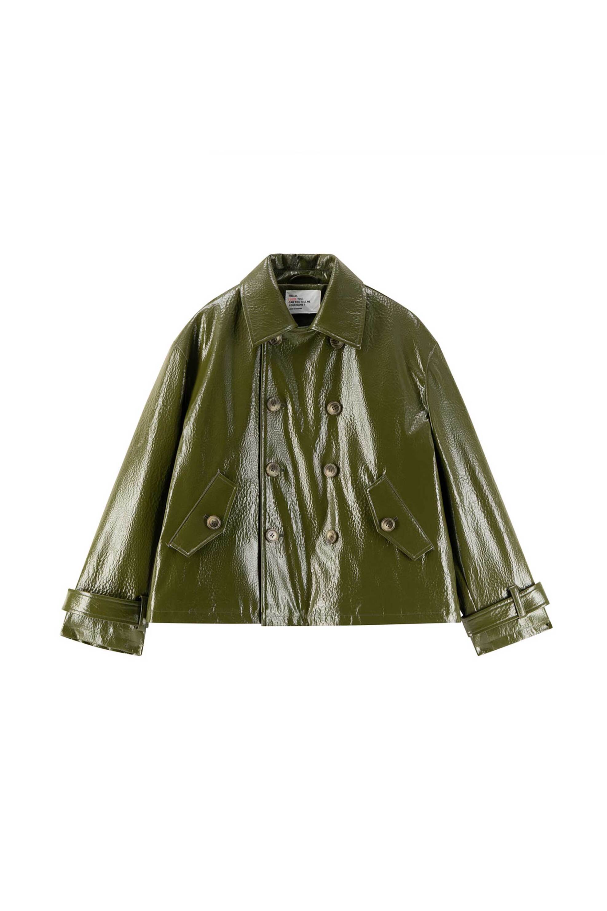 Leon & Harper γυναικείο jacket με ανάγλυφο φινίρισμα "Vanni" - Vanni FF04 PLN Πράσινο φωτογραφία