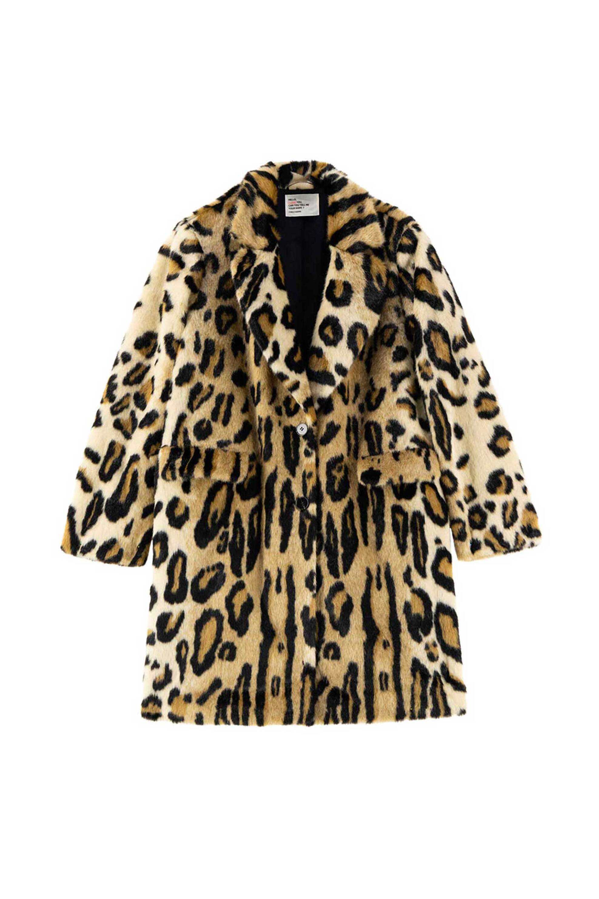 Leon & Harper γυναικείο παλτό animal print "Volf Leo" - Volf FF06 Leo Ταμπά φωτογραφία