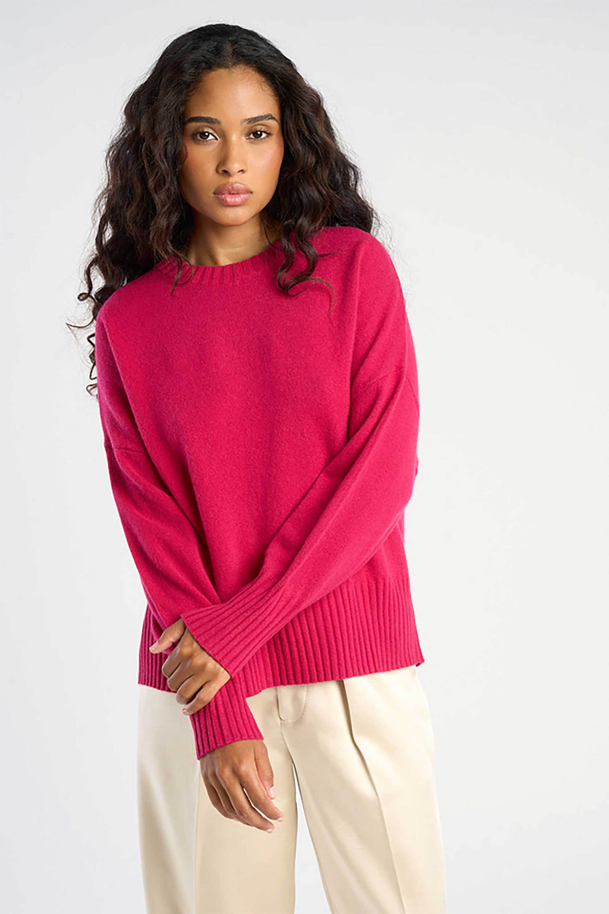 LES TRICOTS DE LEA Les Tricots De Lea γυναικεία πλεκτή μπλούζα από κασμίρι "Monptilya" - 37028