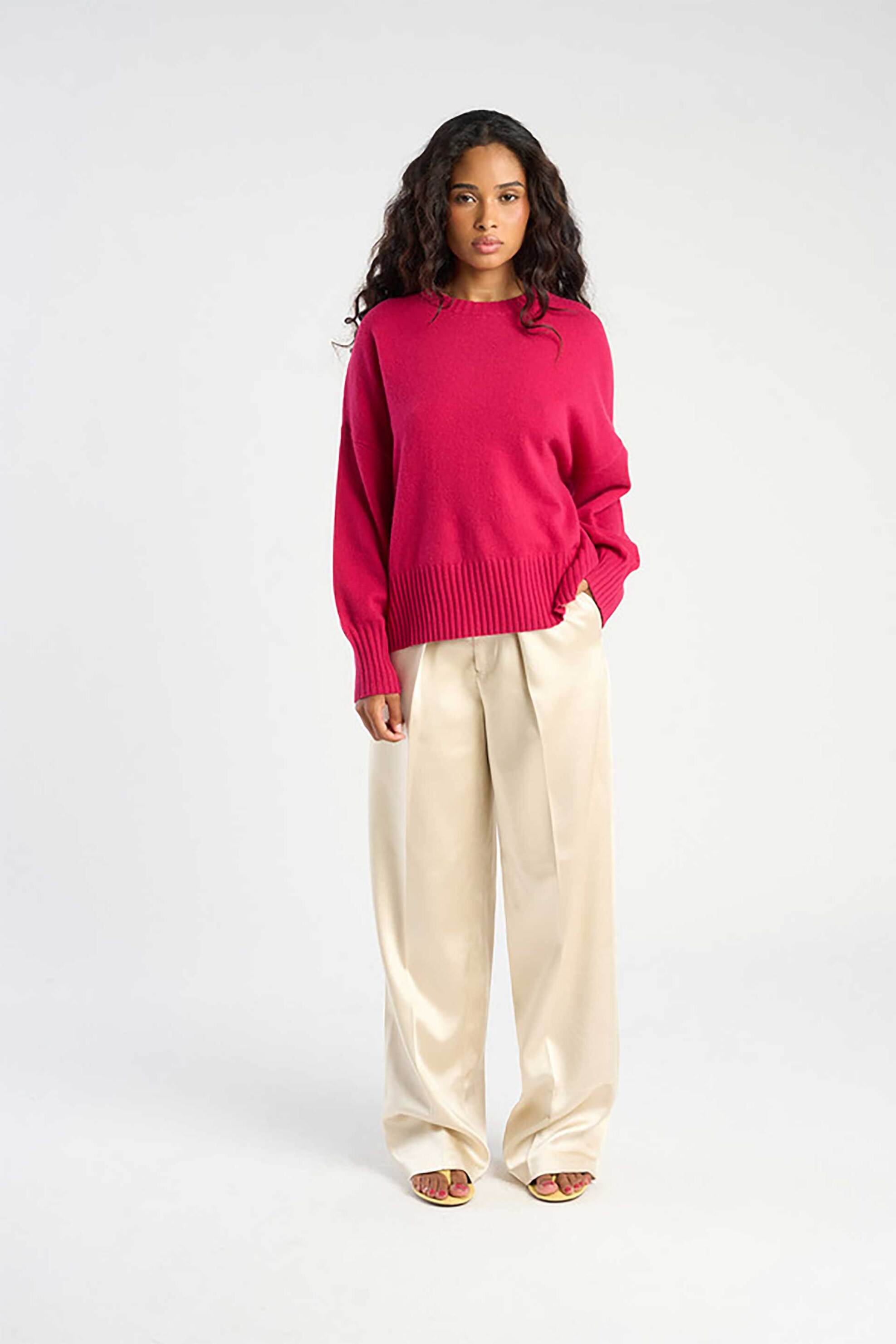 Les Tricots De Lea γυναικεία πλεκτή μπλούζα από κασμίρι "Monptilya" - 37028 φωτογραφία