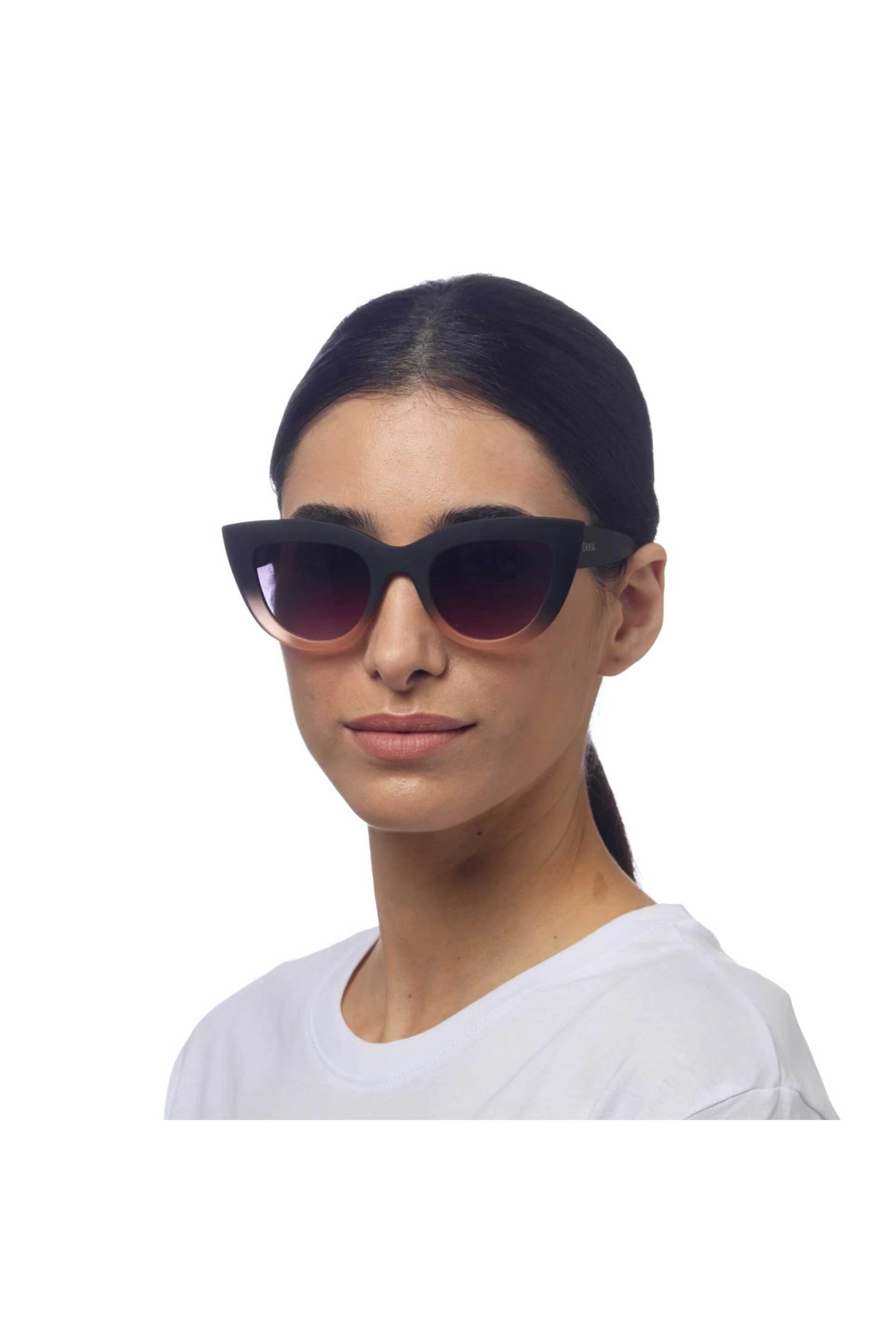 Okkia γυναικεία γυαλιά ηλίου big cat eye "Claudia" - OK013-BP Μαύρο