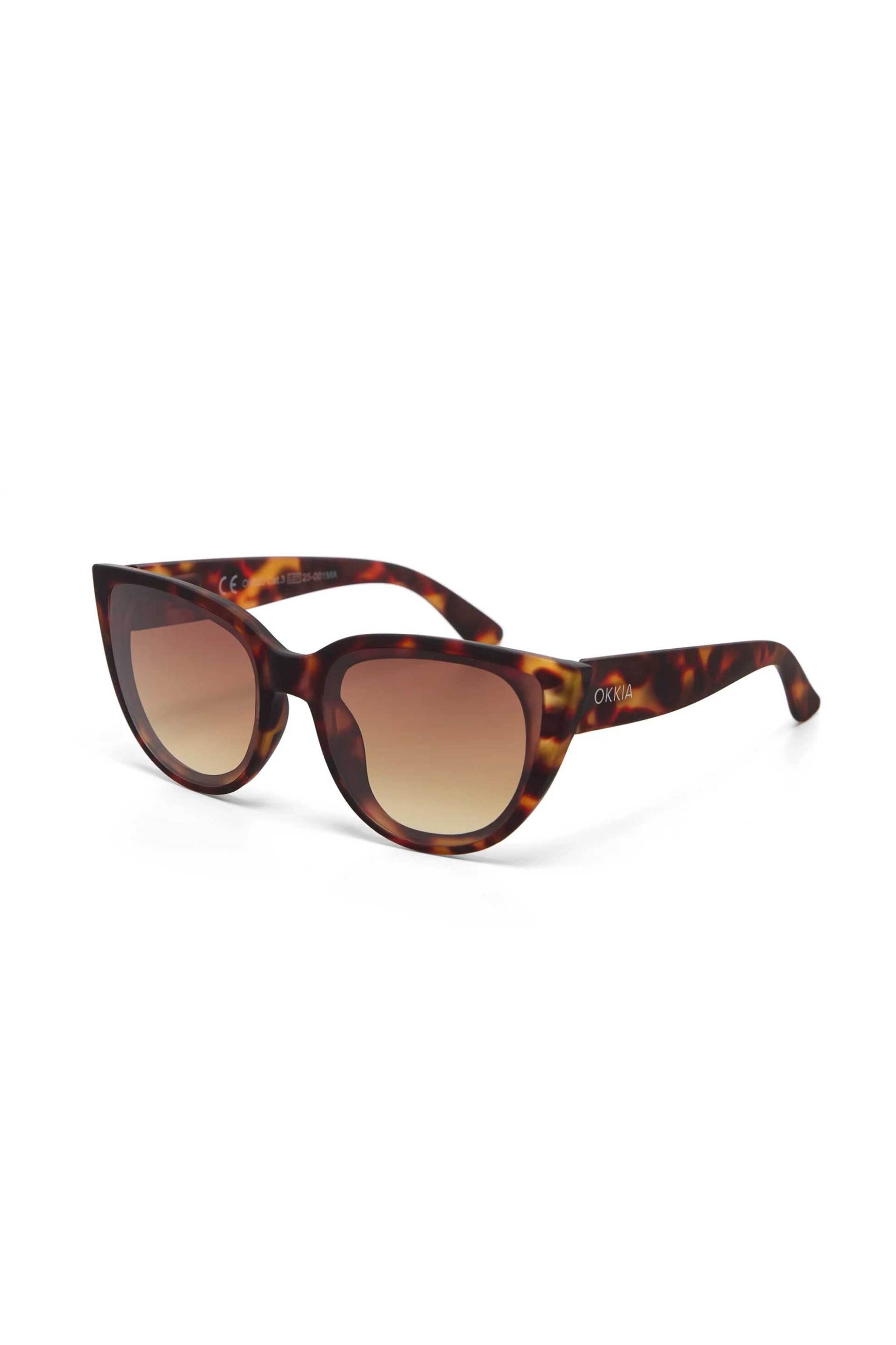 Okkia γυναικεία γυαλιά ηλίου lite cat-eye "Silvia" - OK020-CH Καφέ