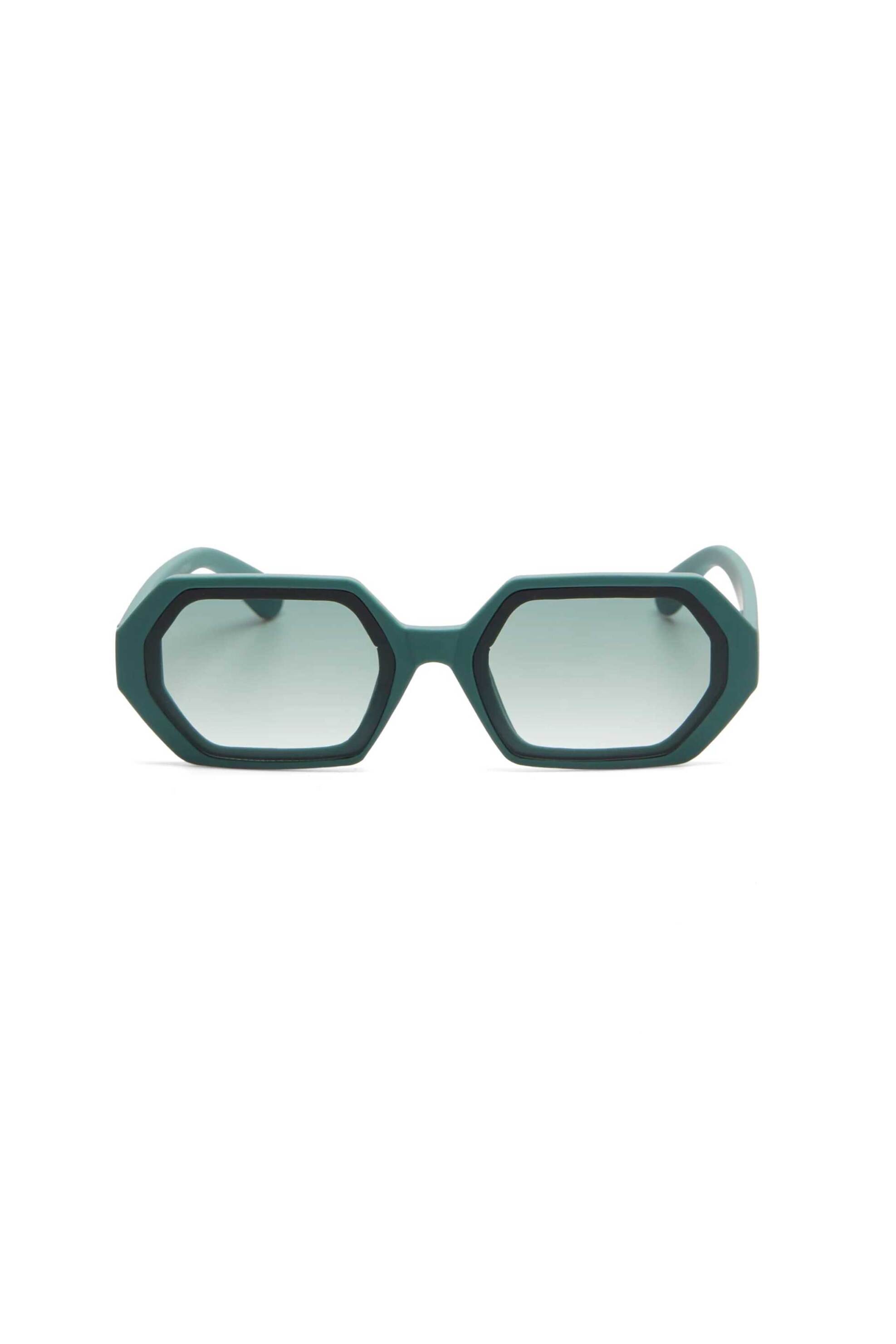 OKKIA unisex γυαλιά ηλίου πολύγωνα "Andrea" - OK022-GS Πράσινο φωτογραφία