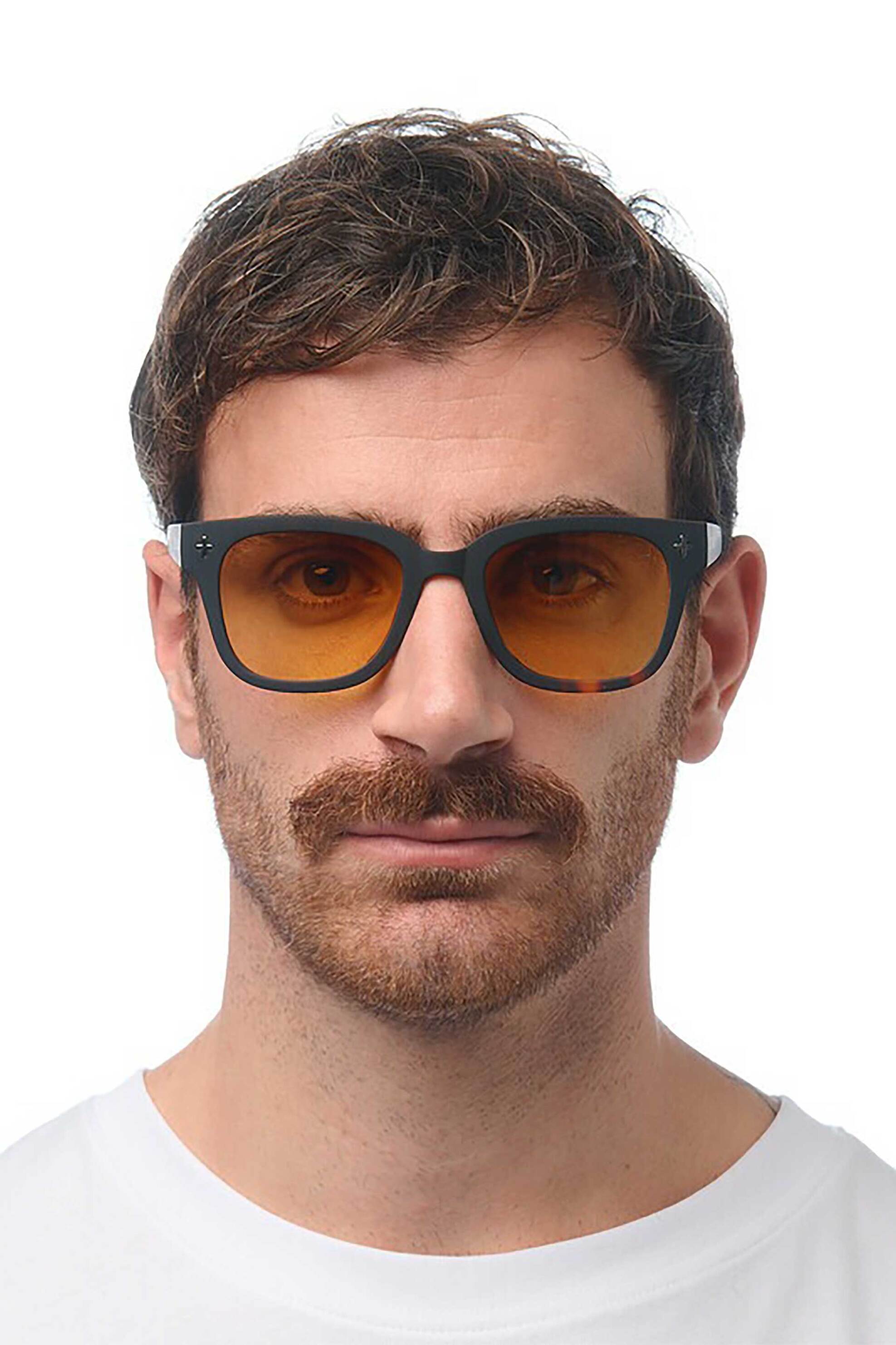 Okkia unisex γυαλιά ηλίου "Giovanni" - OK012B3H-YE Μαύρο - Χρυσό