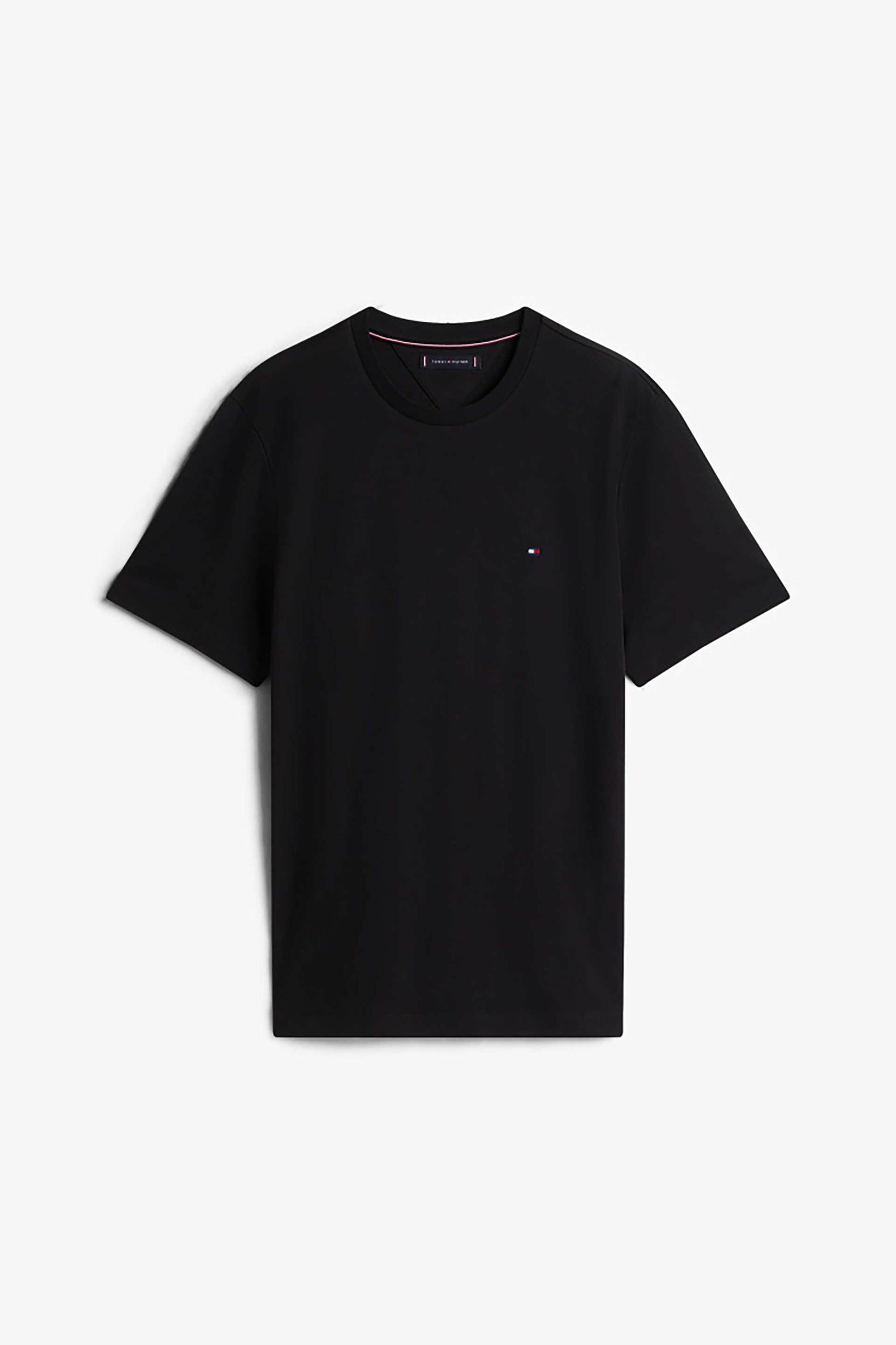 Tommy Hilfiger Ανδρικό T-Shirt Μονόχρωμο Regular Fit - Mw0Mw37508 Μαύρο