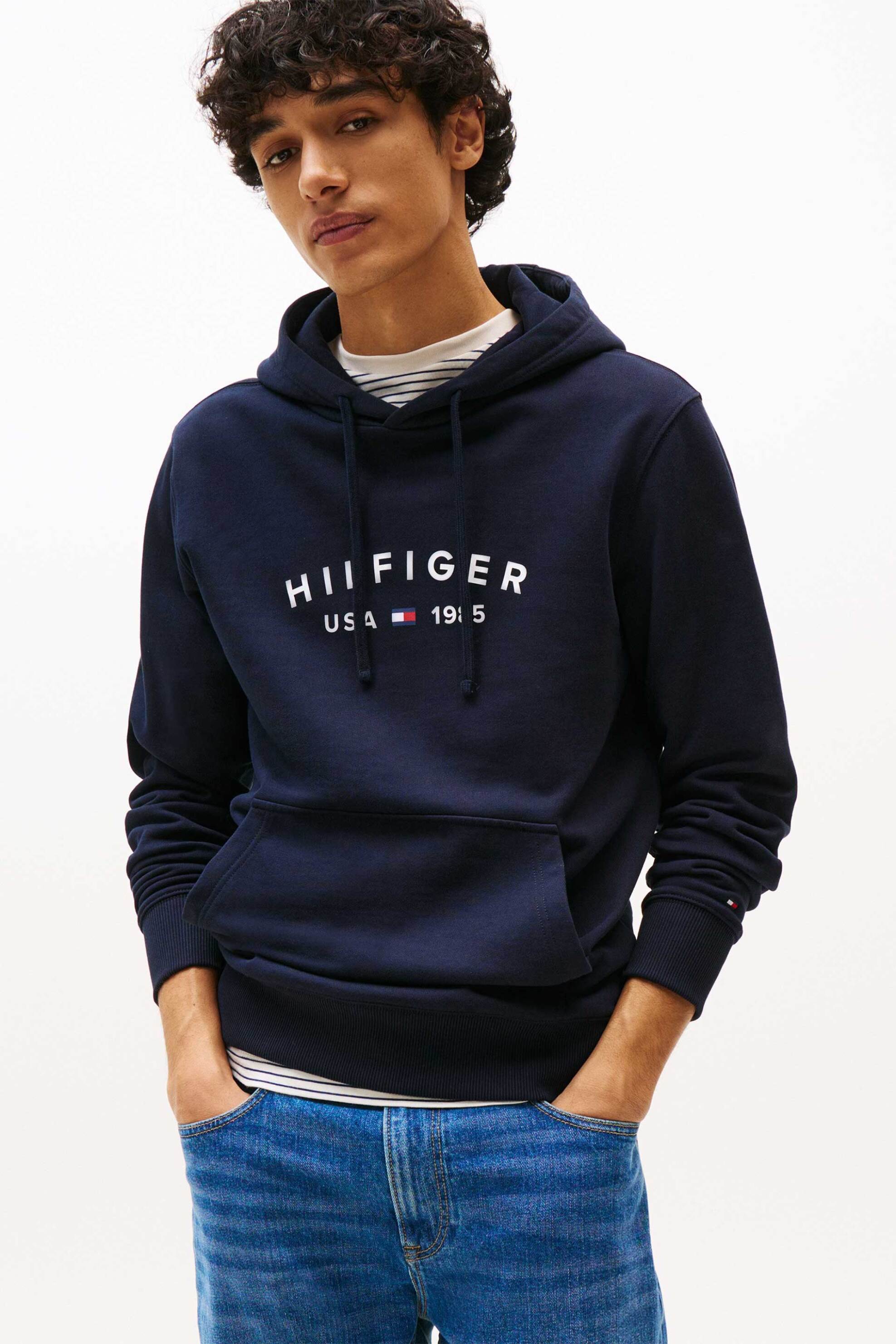 Ανδρικά φούτερ & hoodies tommy hilfiger σε μπλε