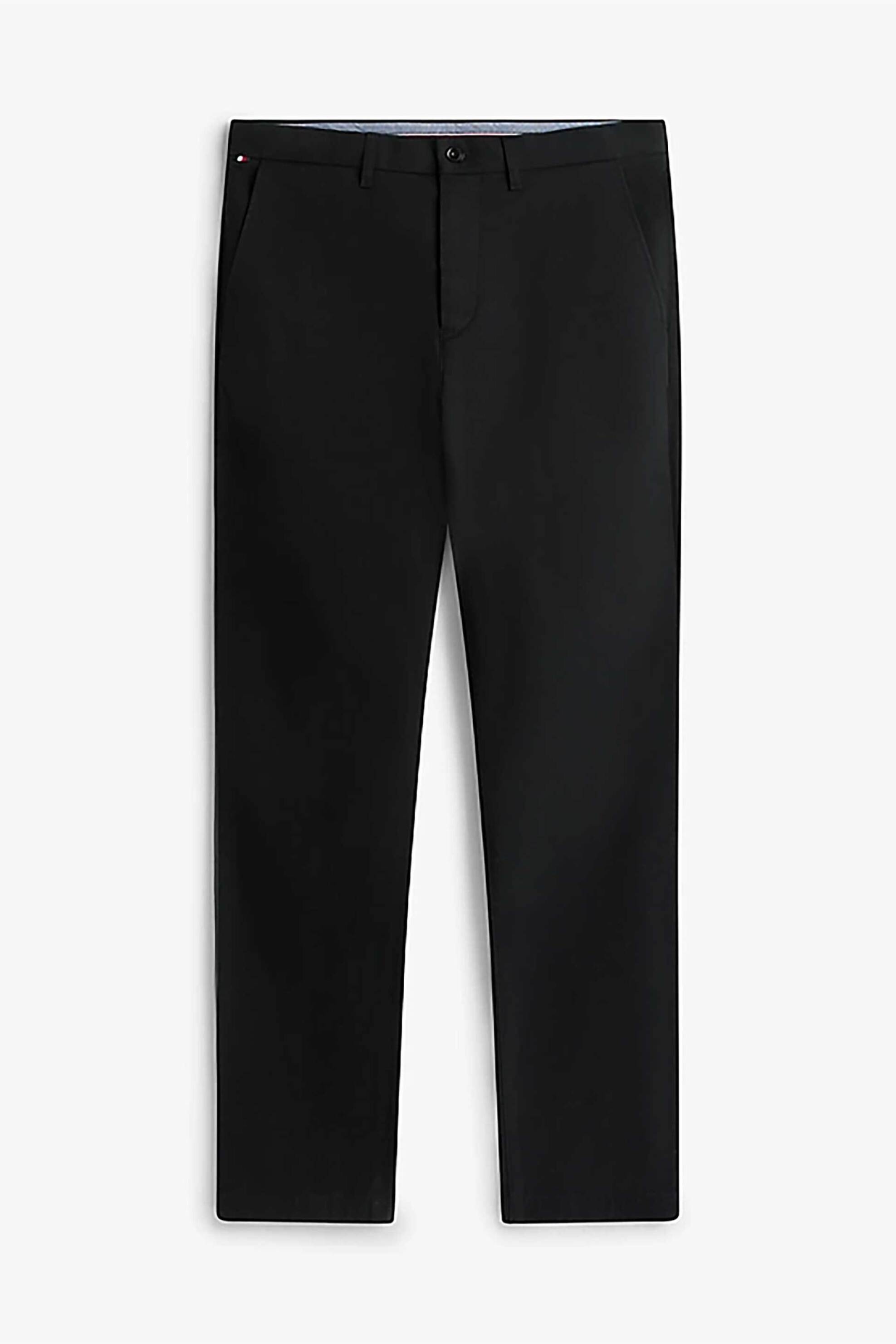 Tommy Hilfiger Ανδρικό Παντελόνι Chino Straight Fit - Mw0Mw25964 Μαύρο