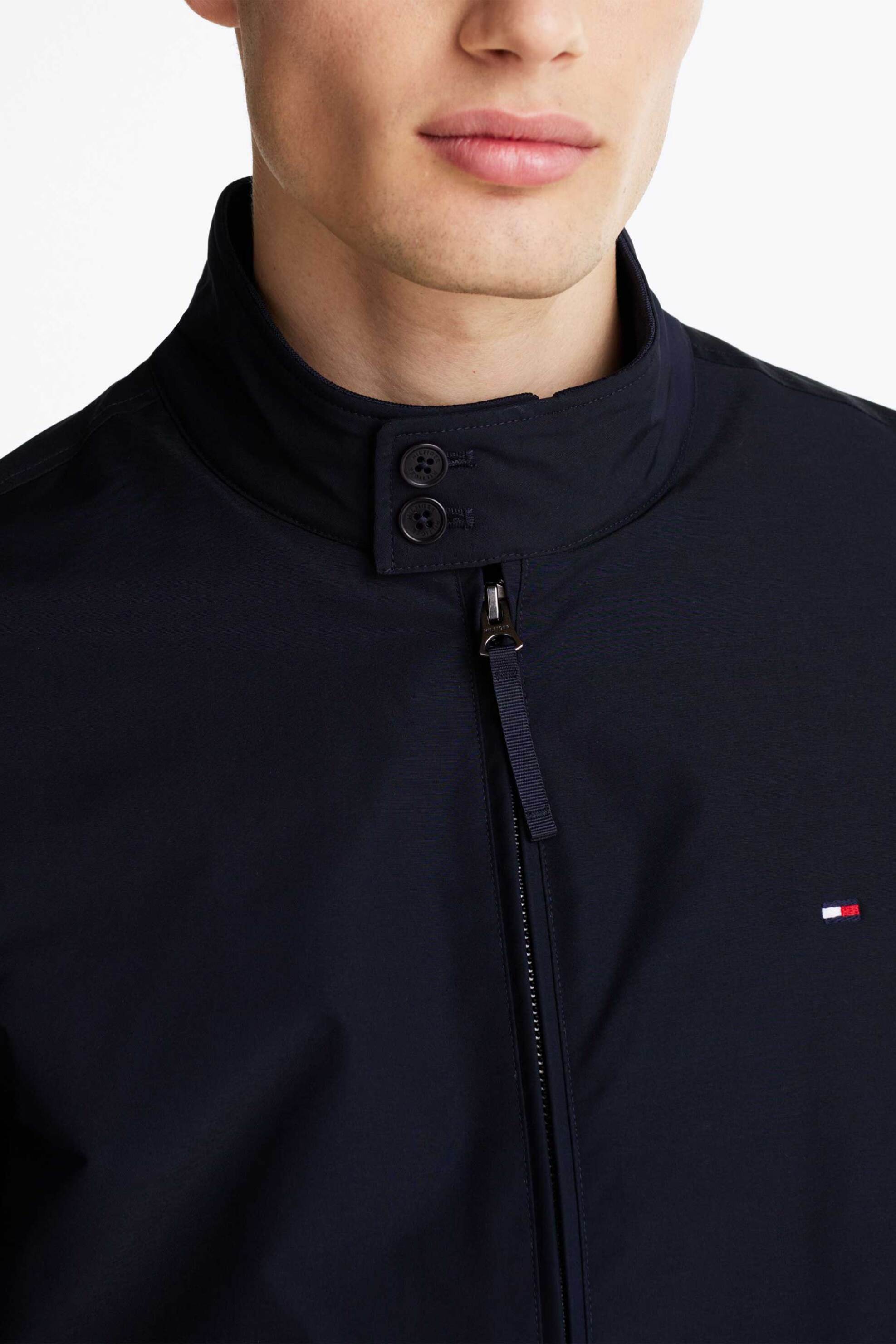 Tommy Hilfiger ανδρικό jacket με ψηλό λαιμό και κεντημένο logo flag Relaxed Fit - MW0MW37647 Μπλε Σκούρο φωτογραφία