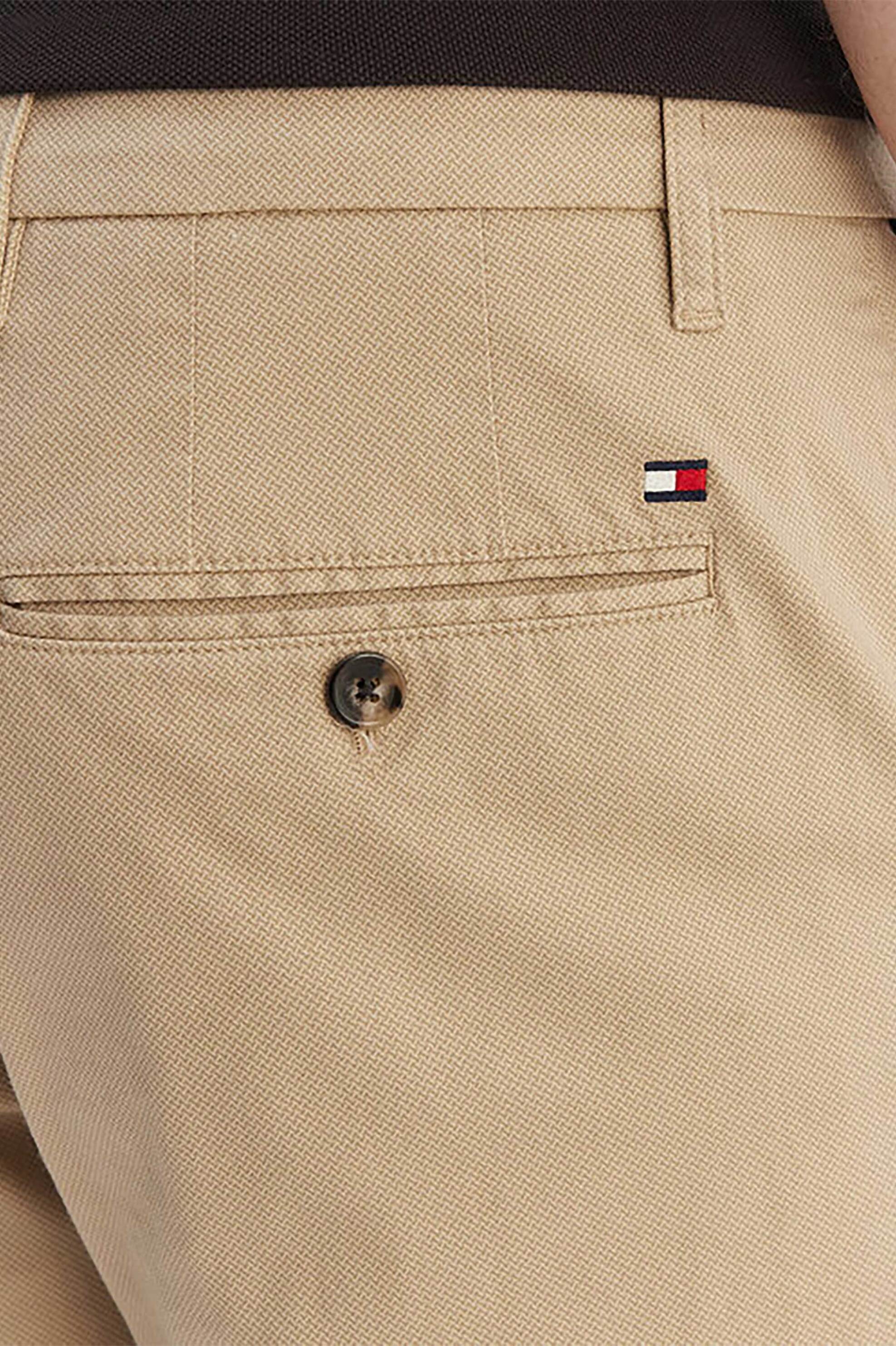 Tommy Hilfiger Ανδρικό Παντελόνι Chino Straight Fit - Mw0Mw41923 Μπεζ